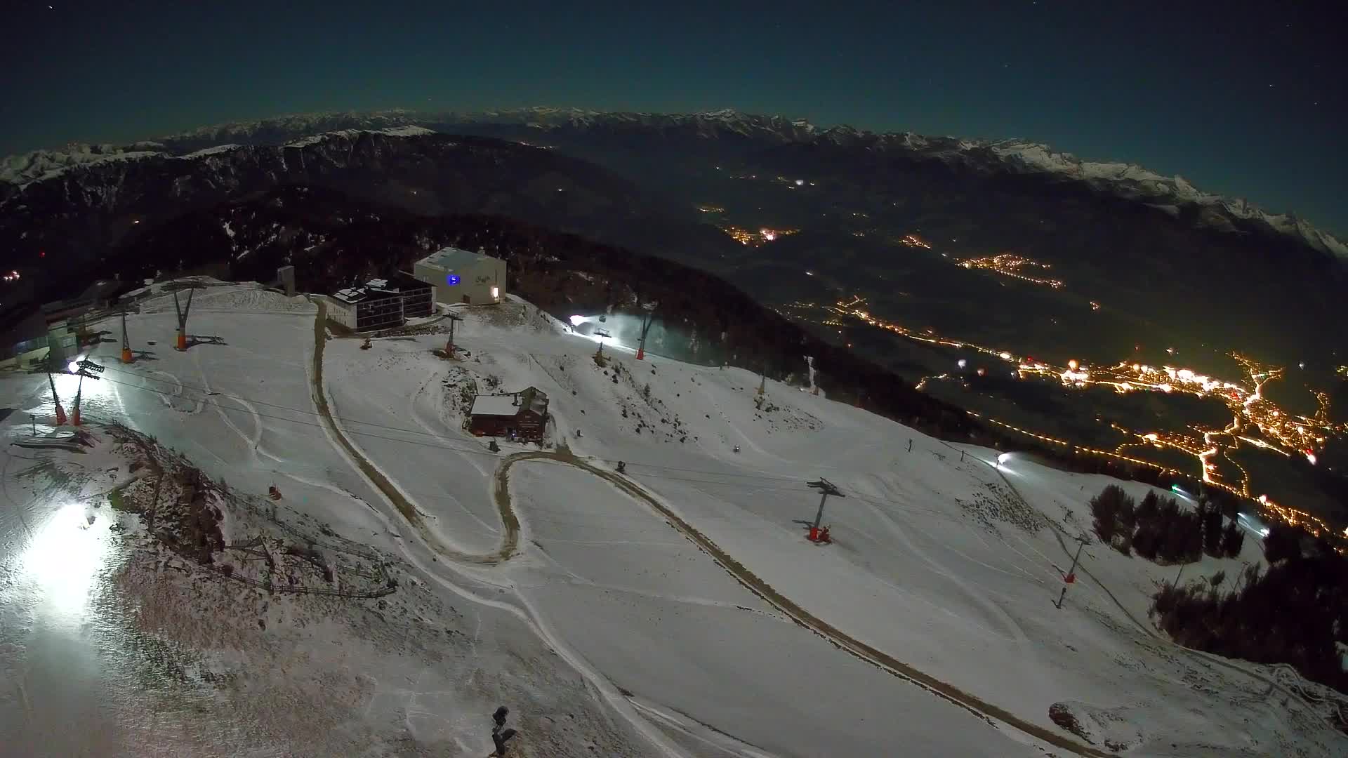 Smučišče Kronplatz – vrh | pogled na Bruneck