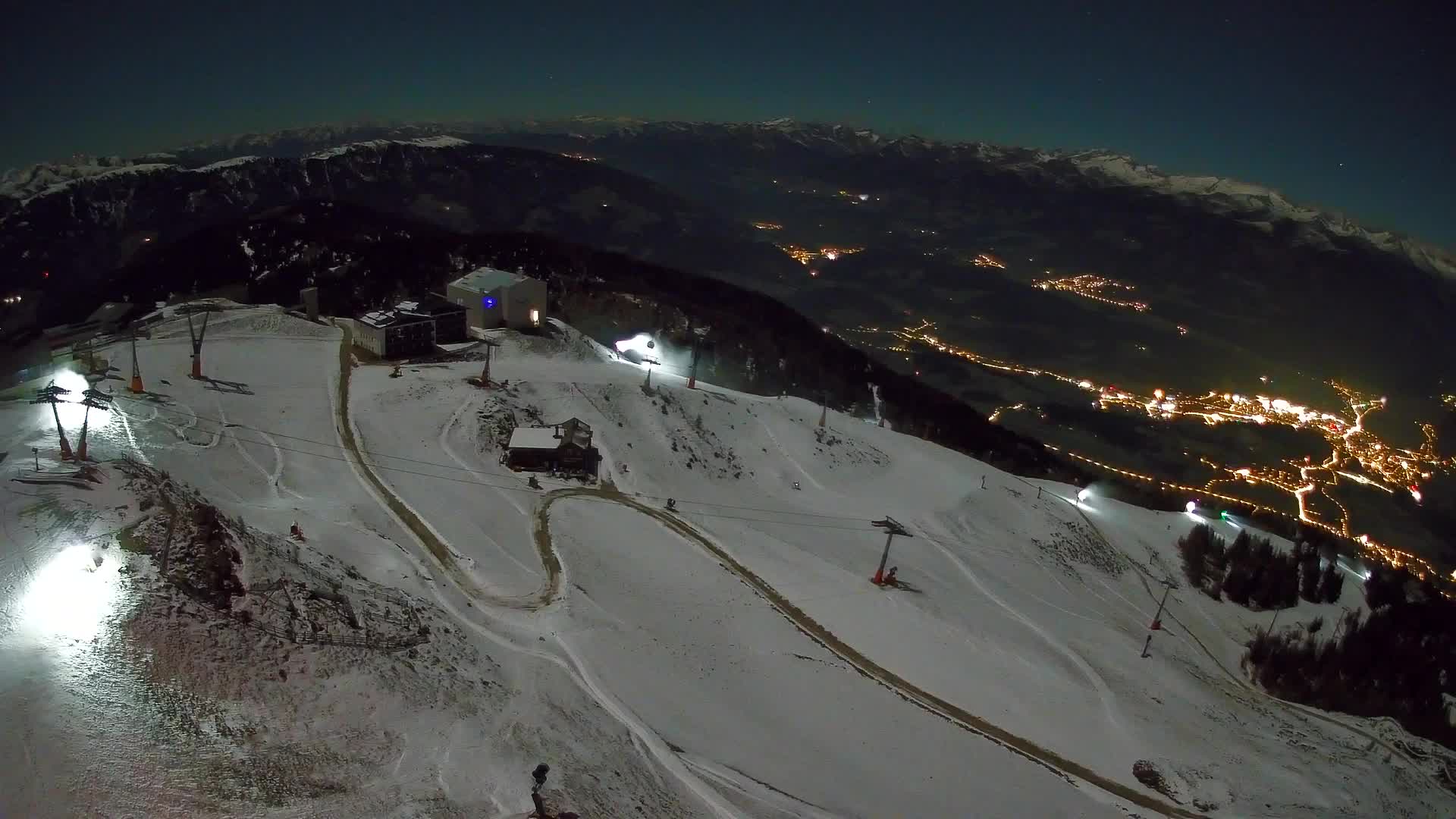 Smučišče Kronplatz – vrh | pogled na Bruneck