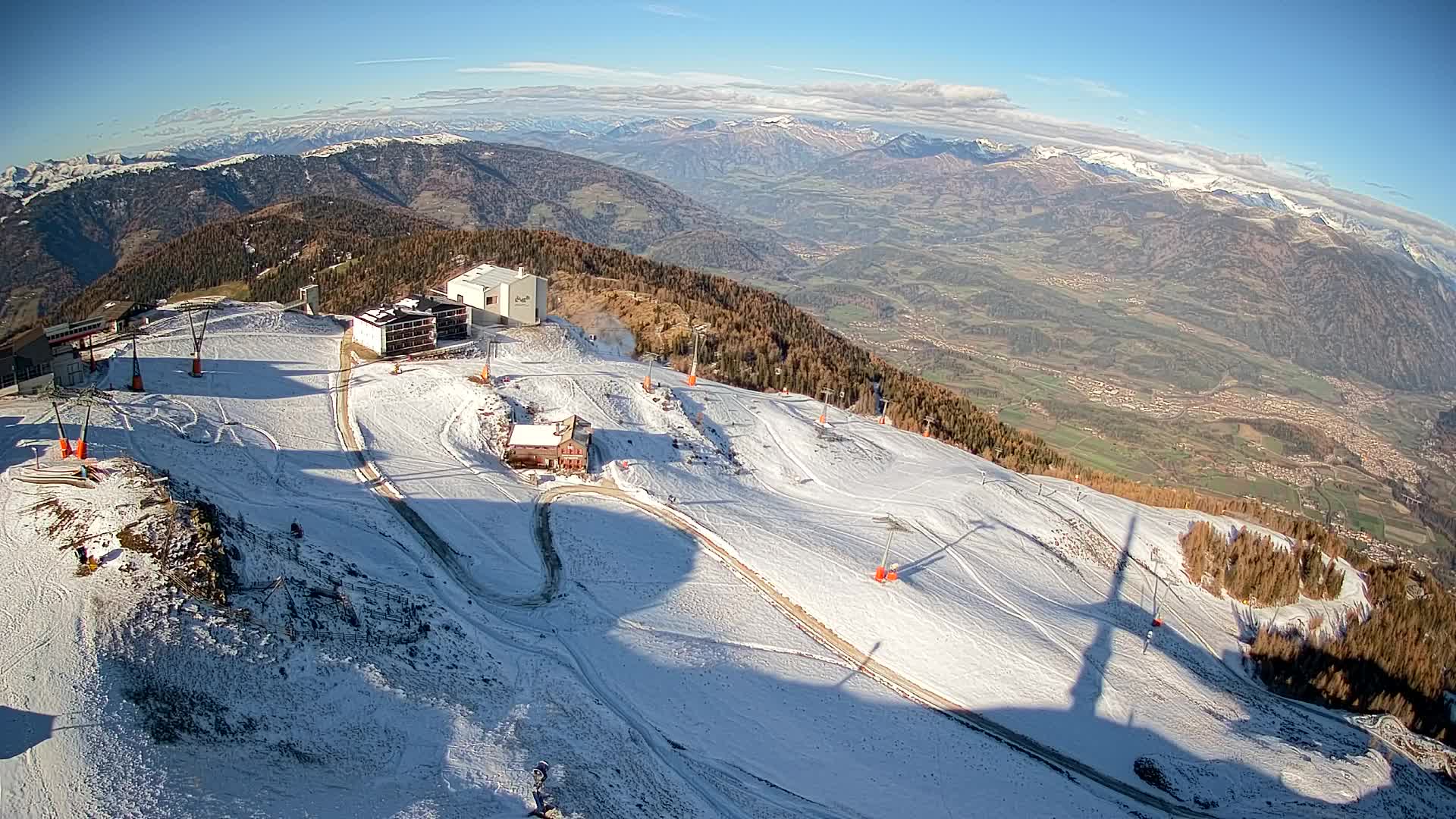 Smučišče Kronplatz – vrh | pogled na Bruneck