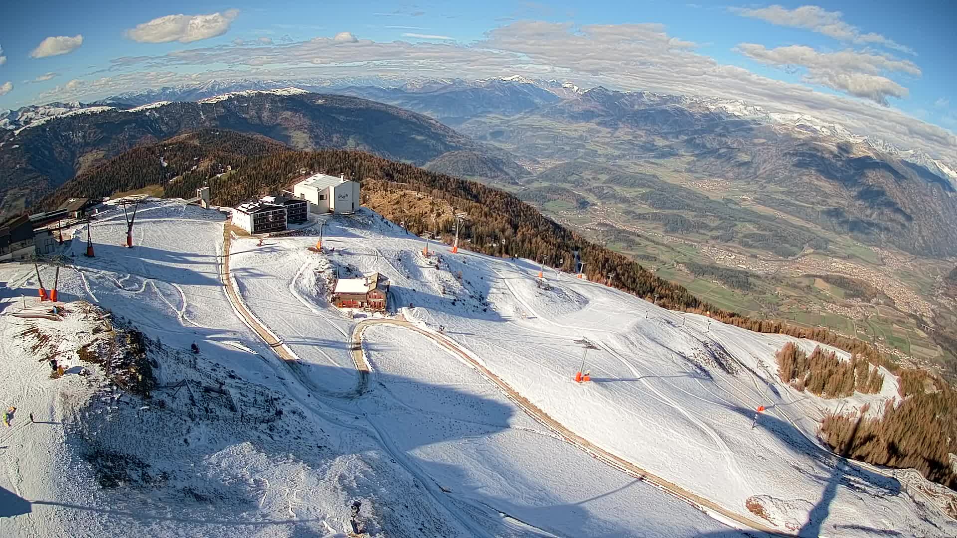 Smučišče Kronplatz – vrh | pogled na Bruneck