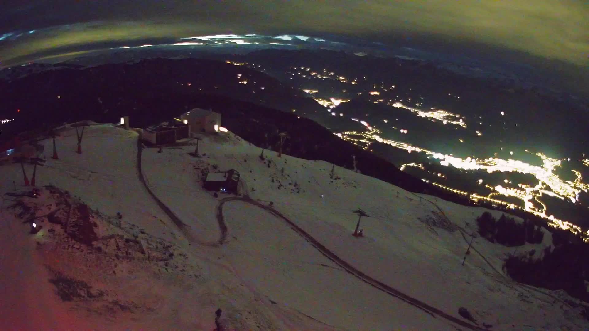 Stazione sciistica di Plan de Corones | vista su Brunico