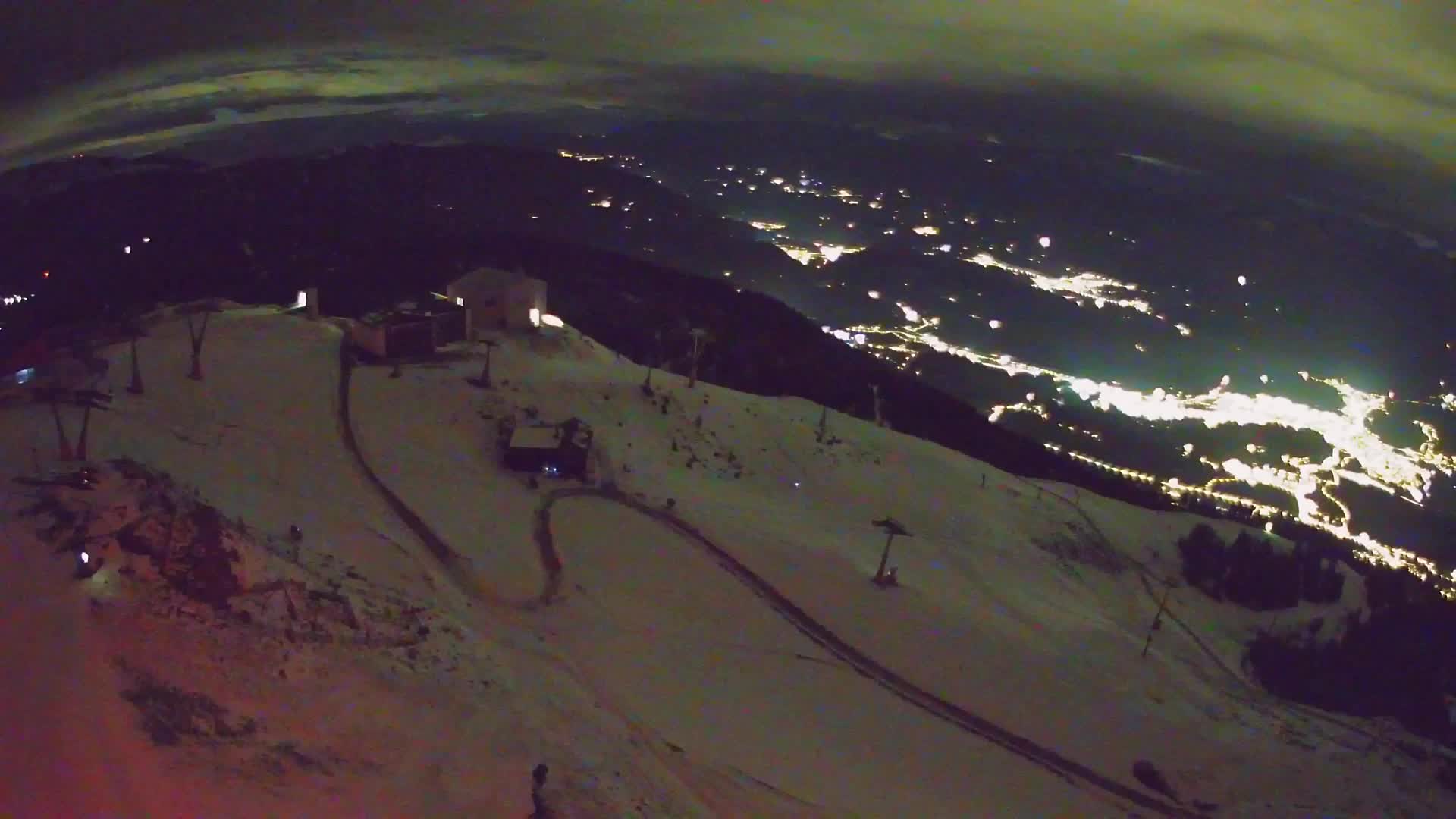 Skigebiet Kronplatz Gipfel | Blick auf Bruneck