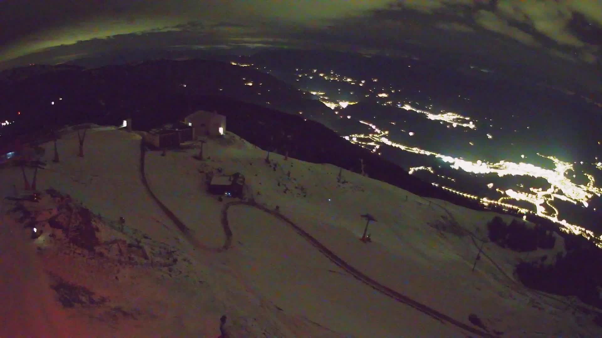 Kronplatz peak Ski resort | view to Bruneck