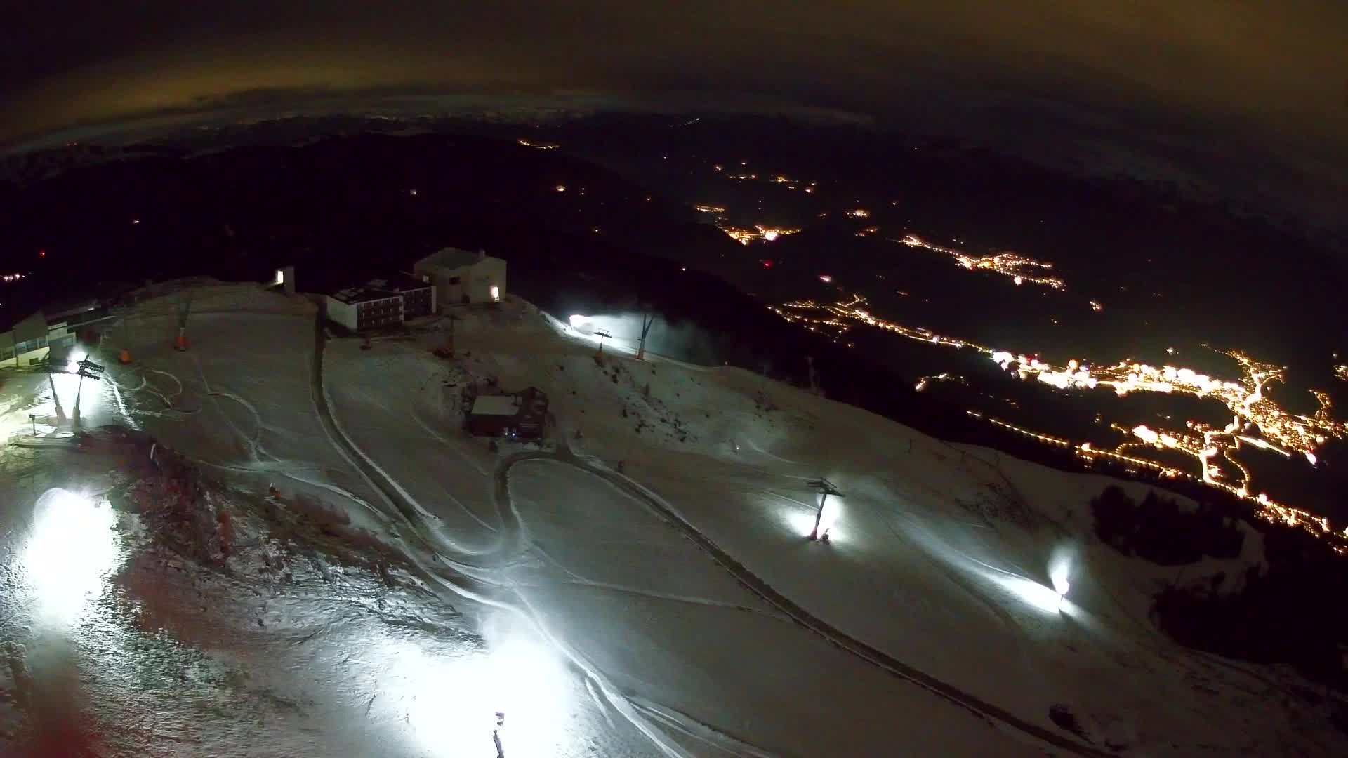 Kronplatz peak Ski resort | view to Bruneck