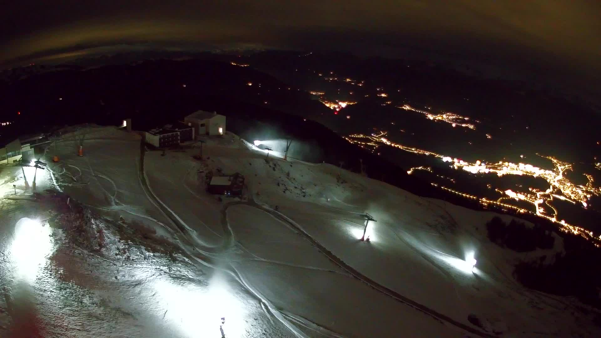 Kronplatz peak Ski resort | view to Bruneck