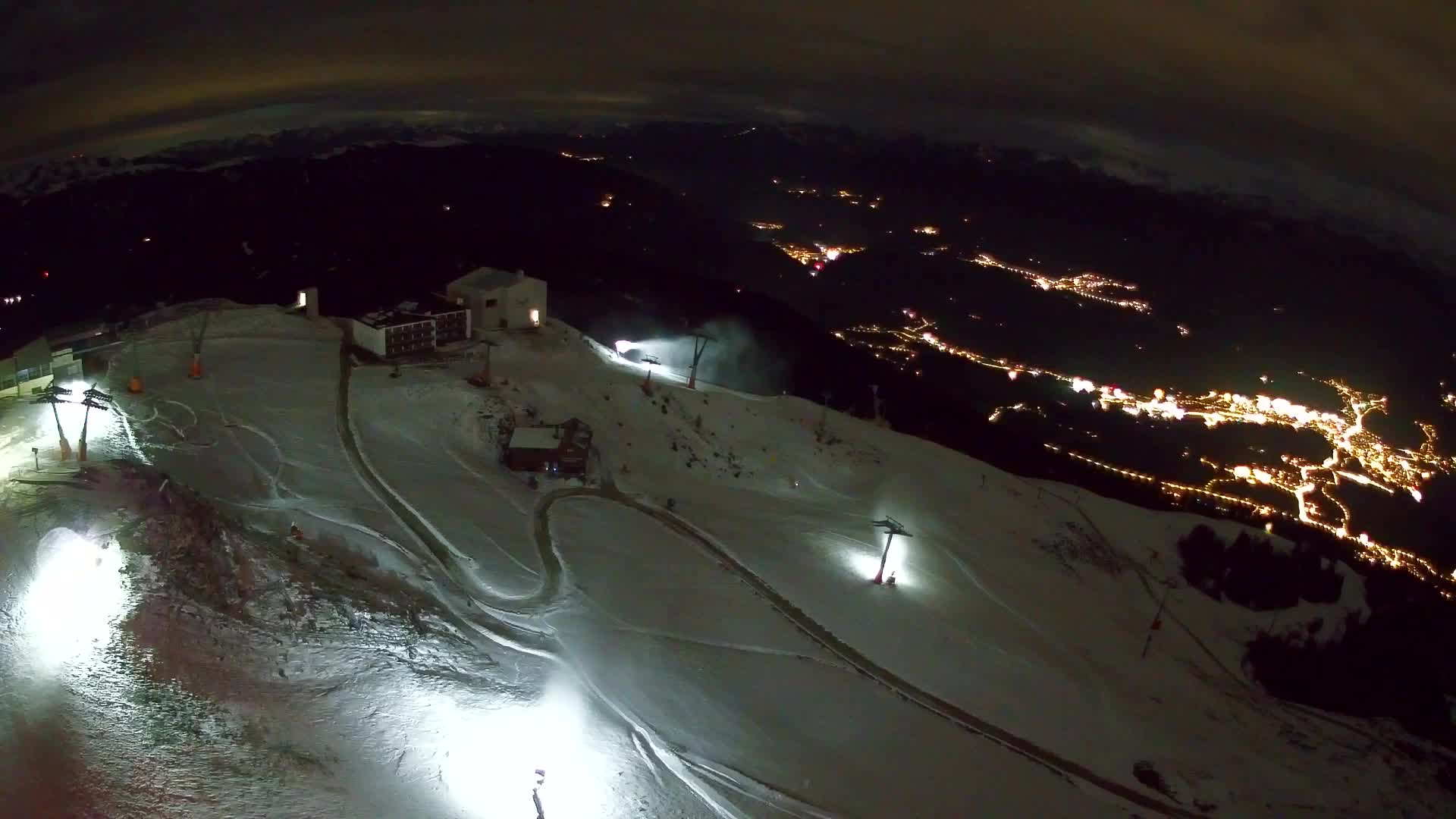 Kronplatz peak Ski resort | view to Bruneck