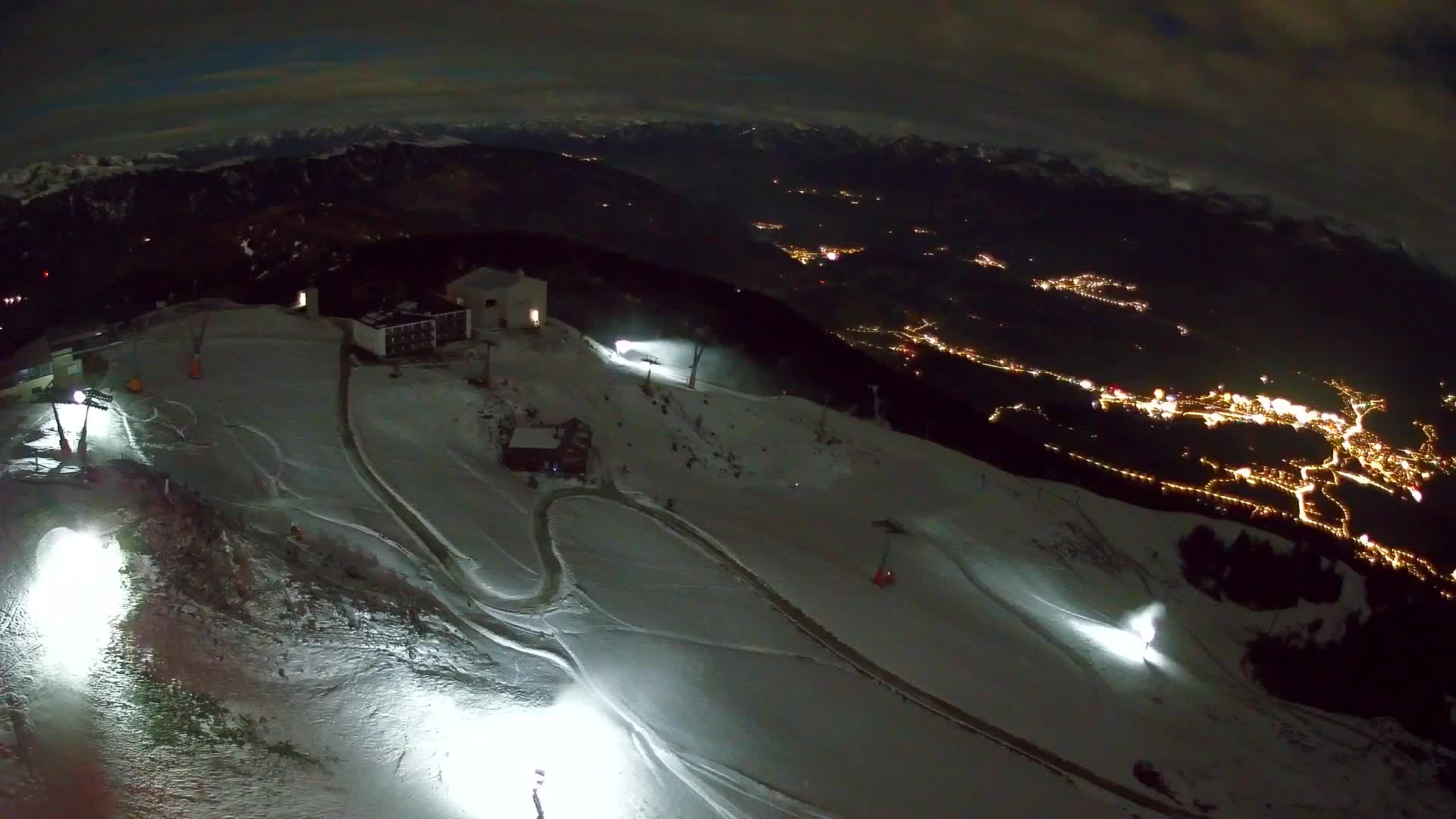 Smučišče Kronplatz – vrh | pogled na Bruneck