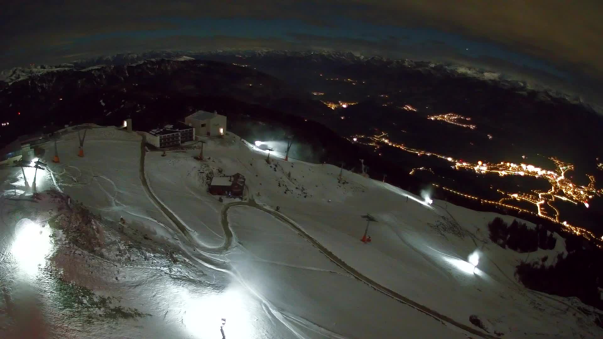 Smučišče Kronplatz – vrh | pogled na Bruneck