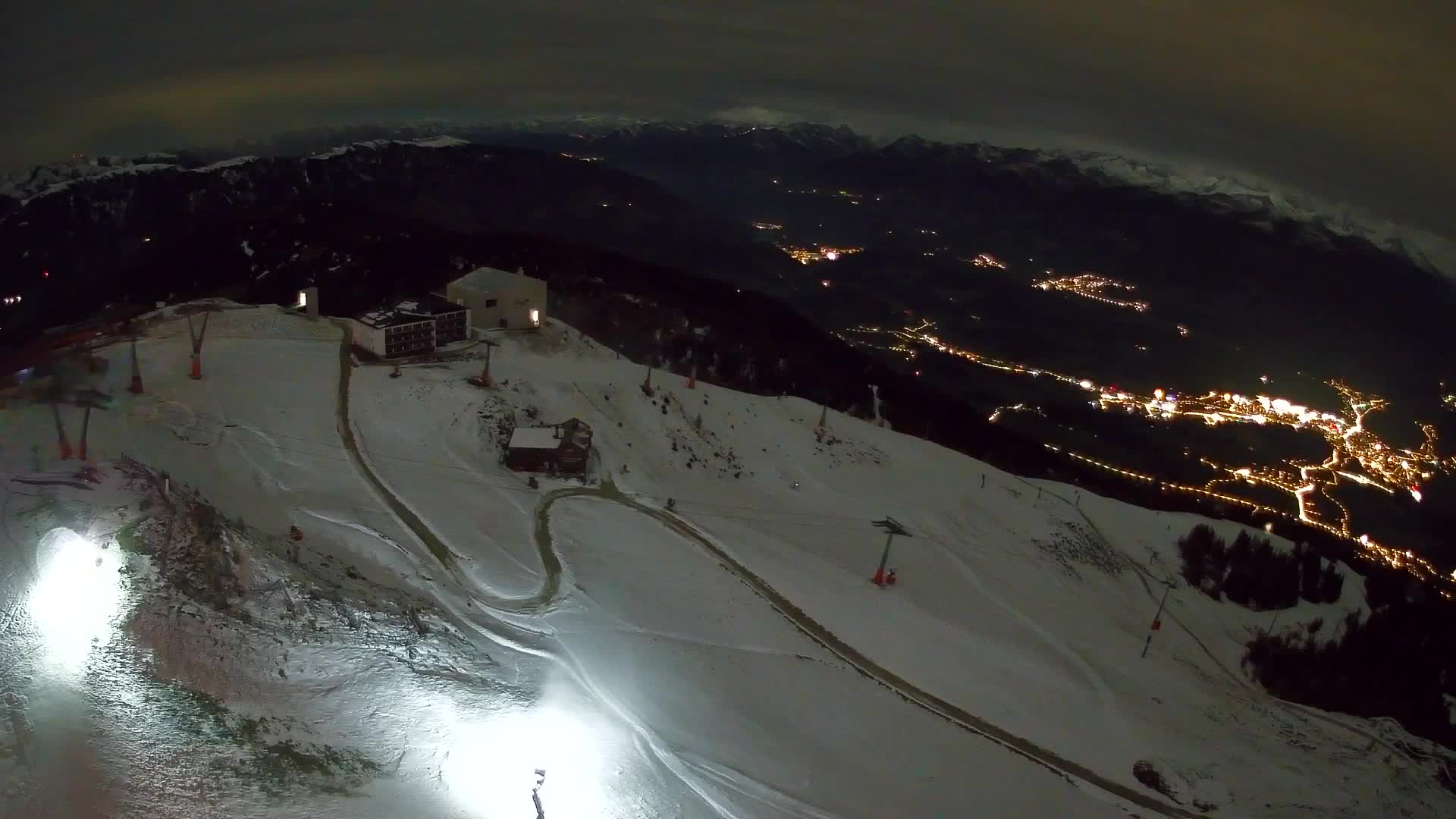 Kronplatz peak Ski resort | view to Bruneck