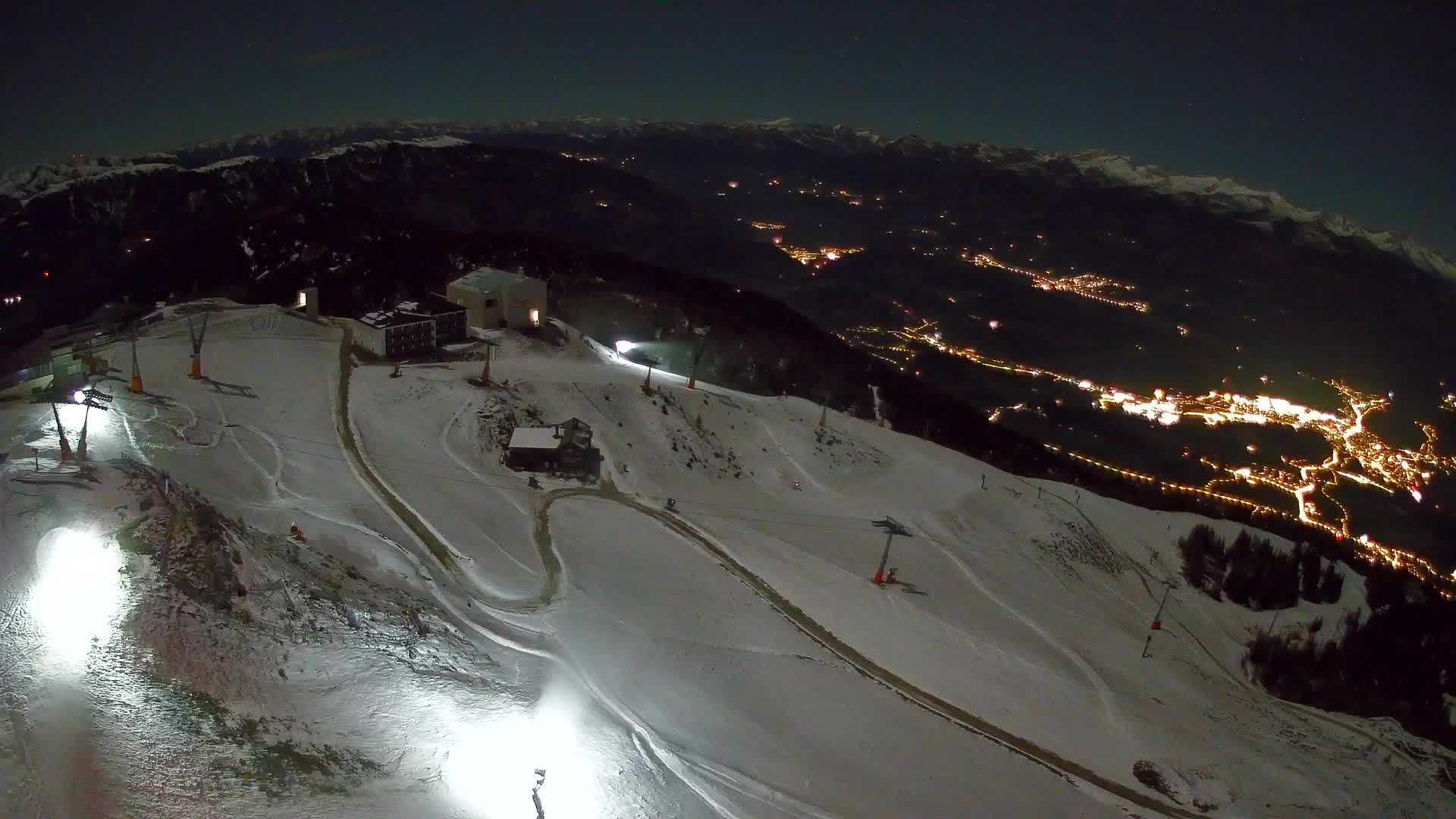 Smučišče Kronplatz – vrh | pogled na Bruneck