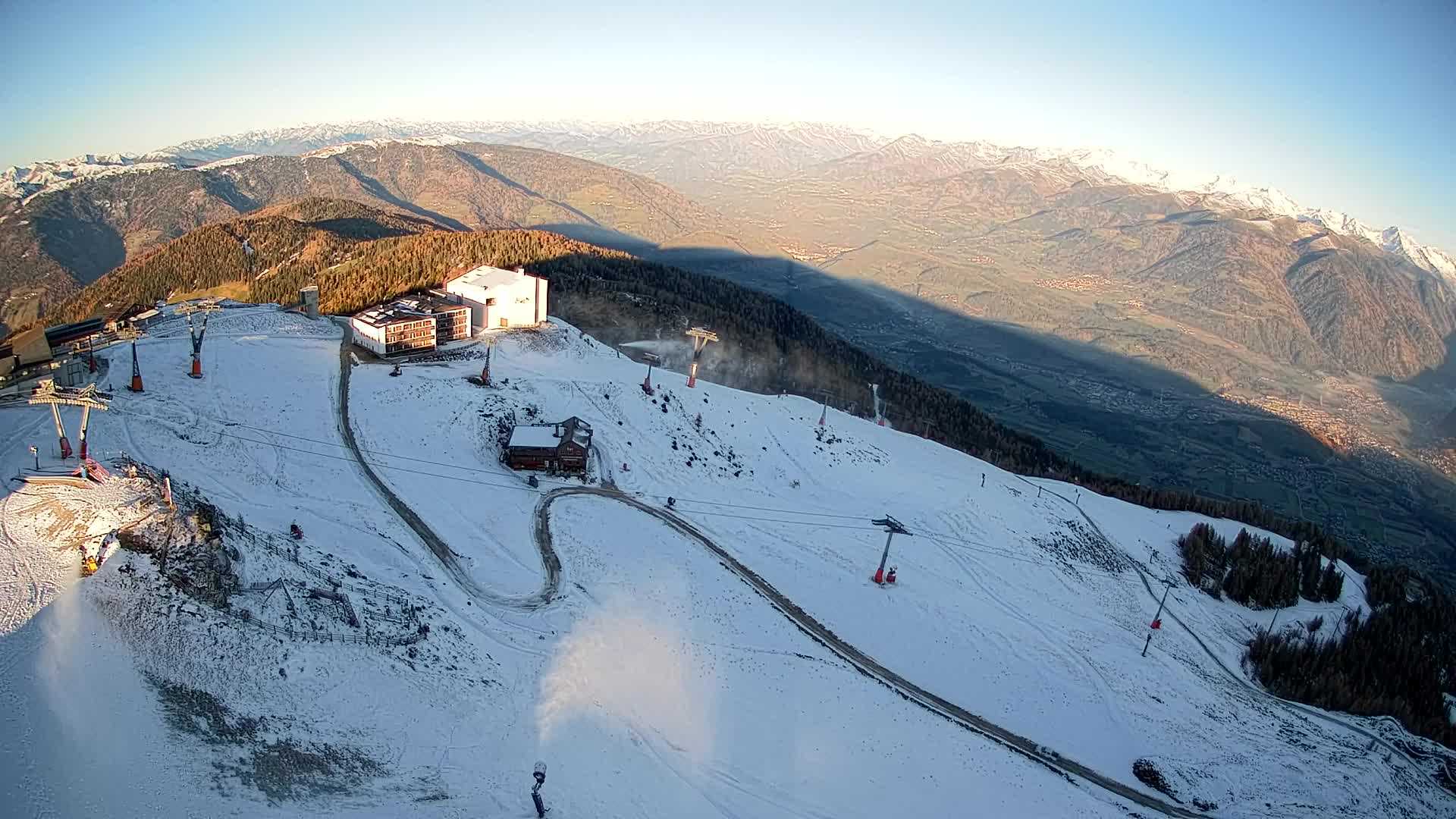 Smučišče Kronplatz – vrh | pogled na Bruneck
