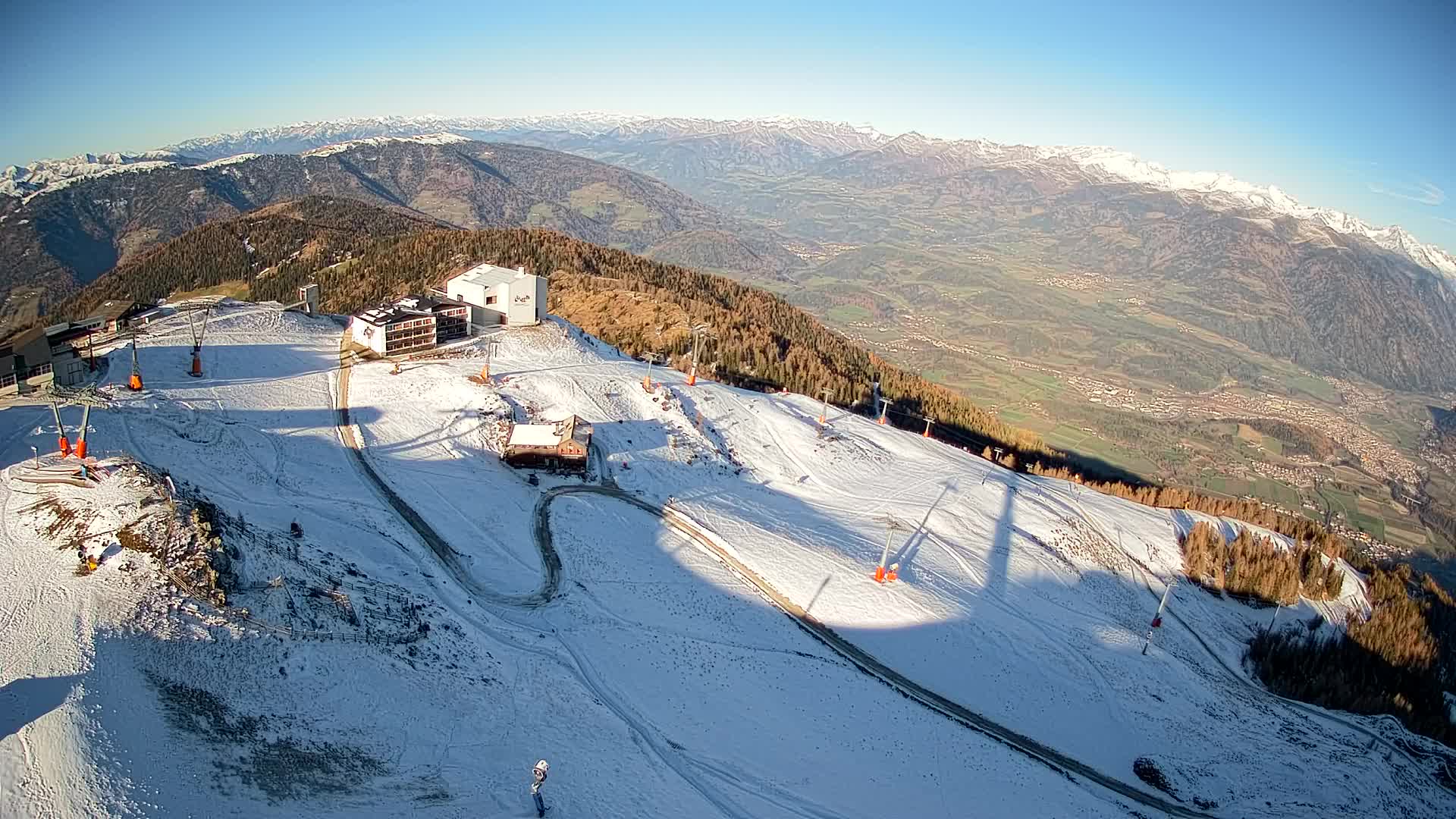 Smučišče Kronplatz – vrh | pogled na Bruneck