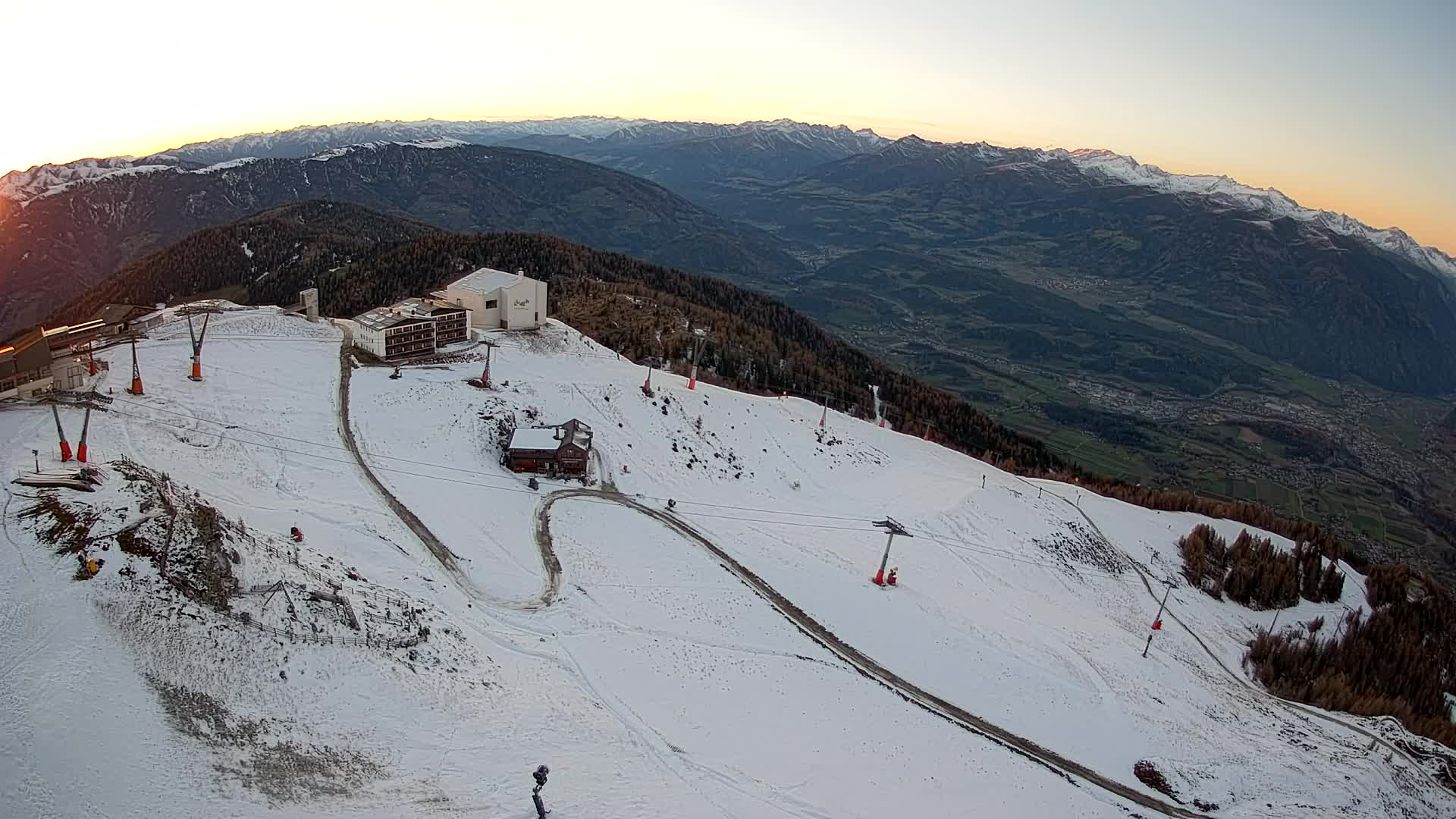 Smučišče Kronplatz – vrh | pogled na Bruneck