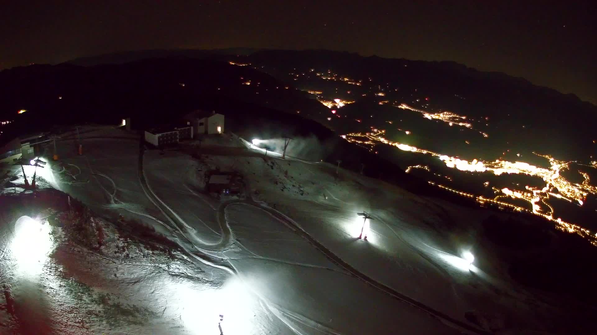 Station de ski Kronplatz sommet | vue sur Brunico