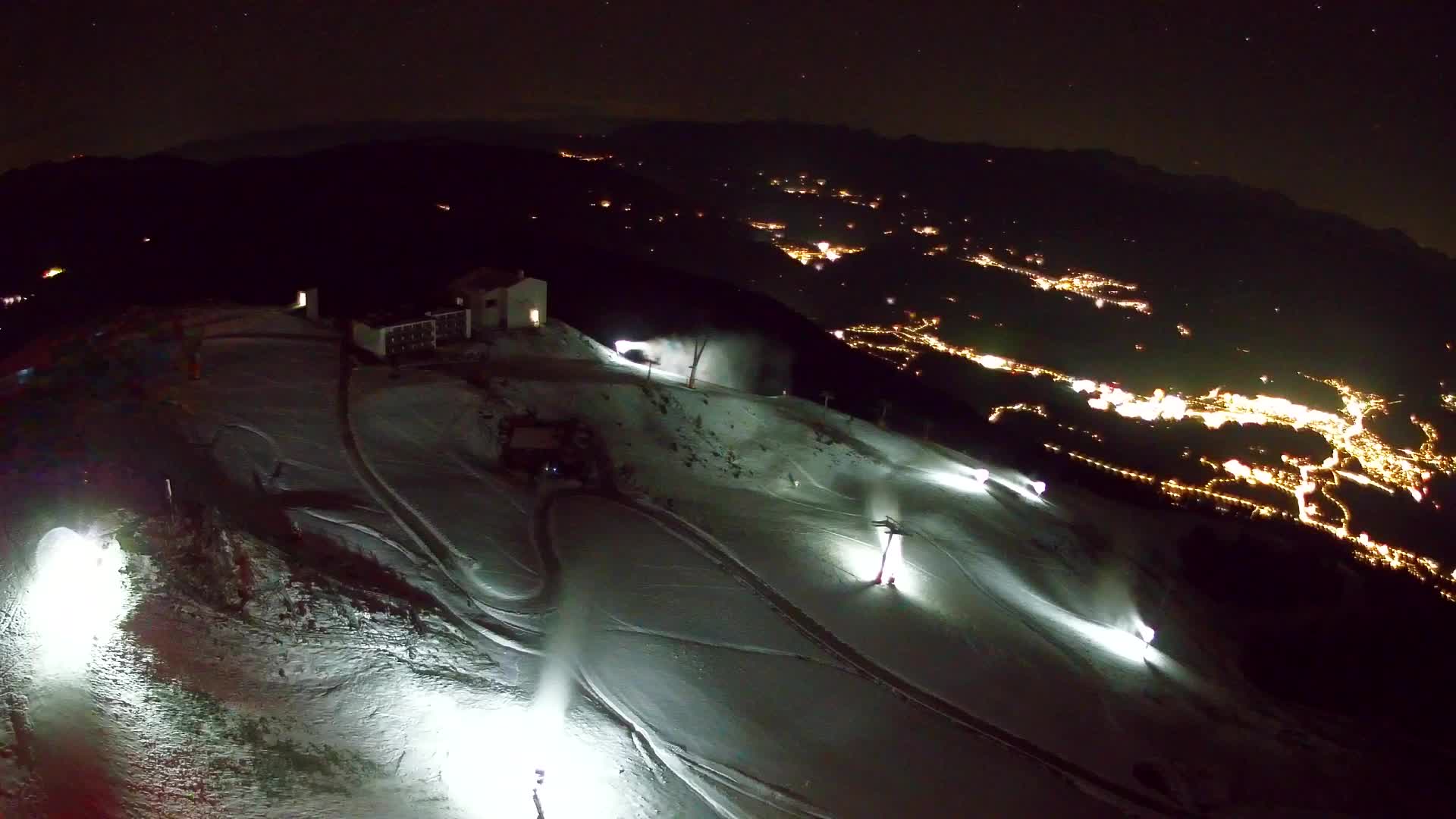 Station de ski Kronplatz sommet | vue sur Brunico