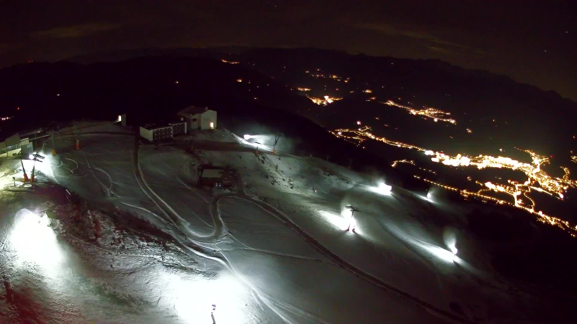 Skigebiet Kronplatz Gipfel | Blick auf Bruneck