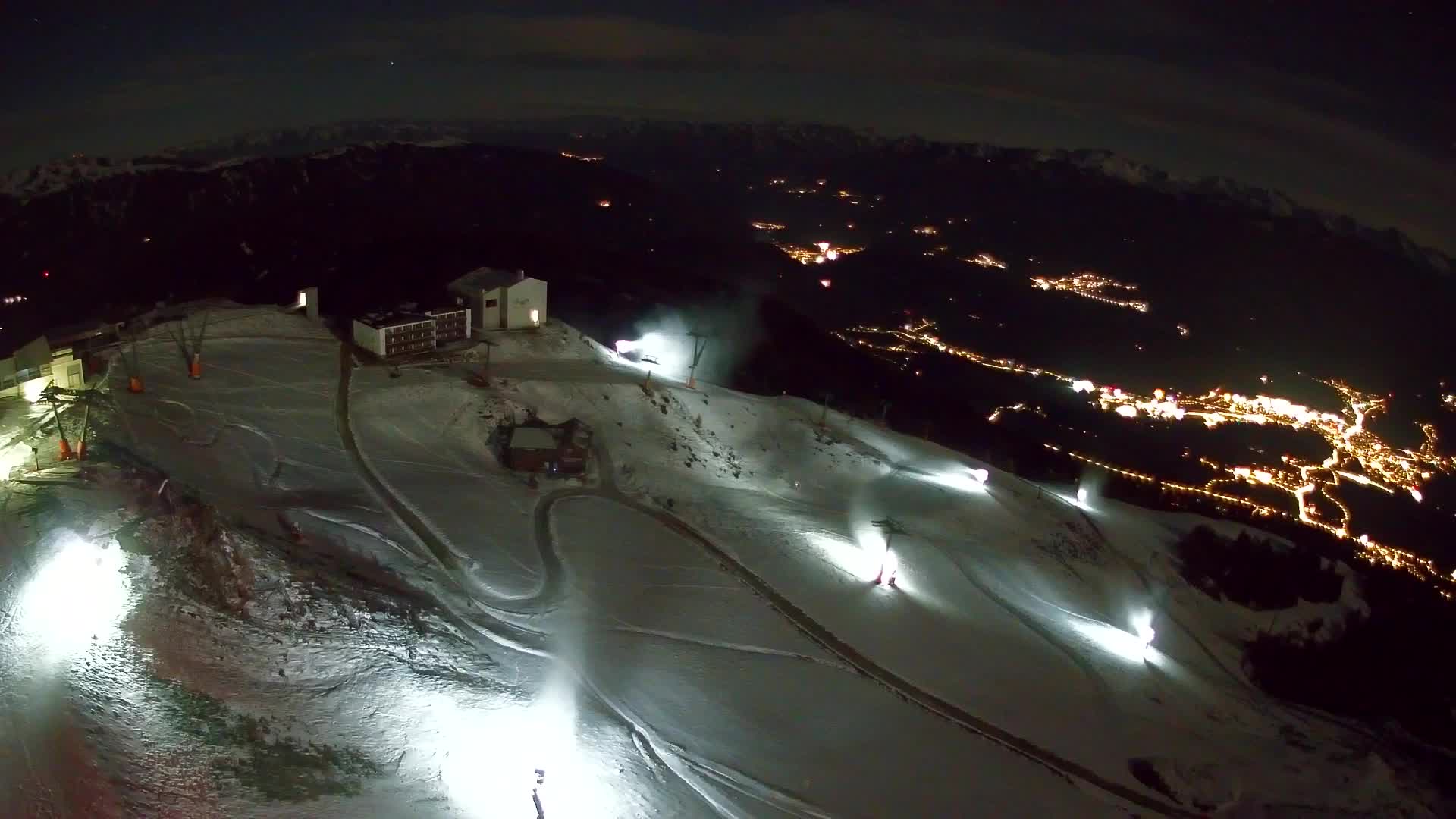 Skigebiet Kronplatz Gipfel | Blick auf Bruneck