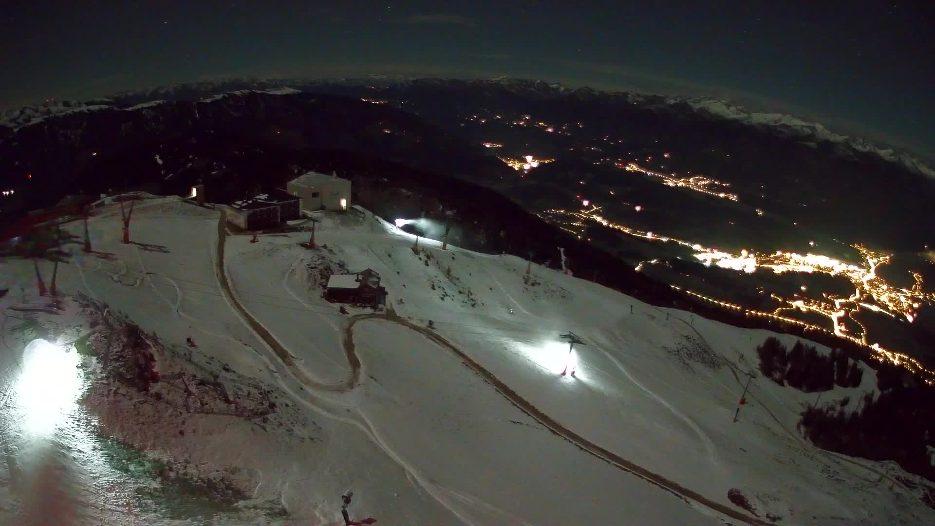Stazione sciistica di Plan de Corones | vista su Brunico