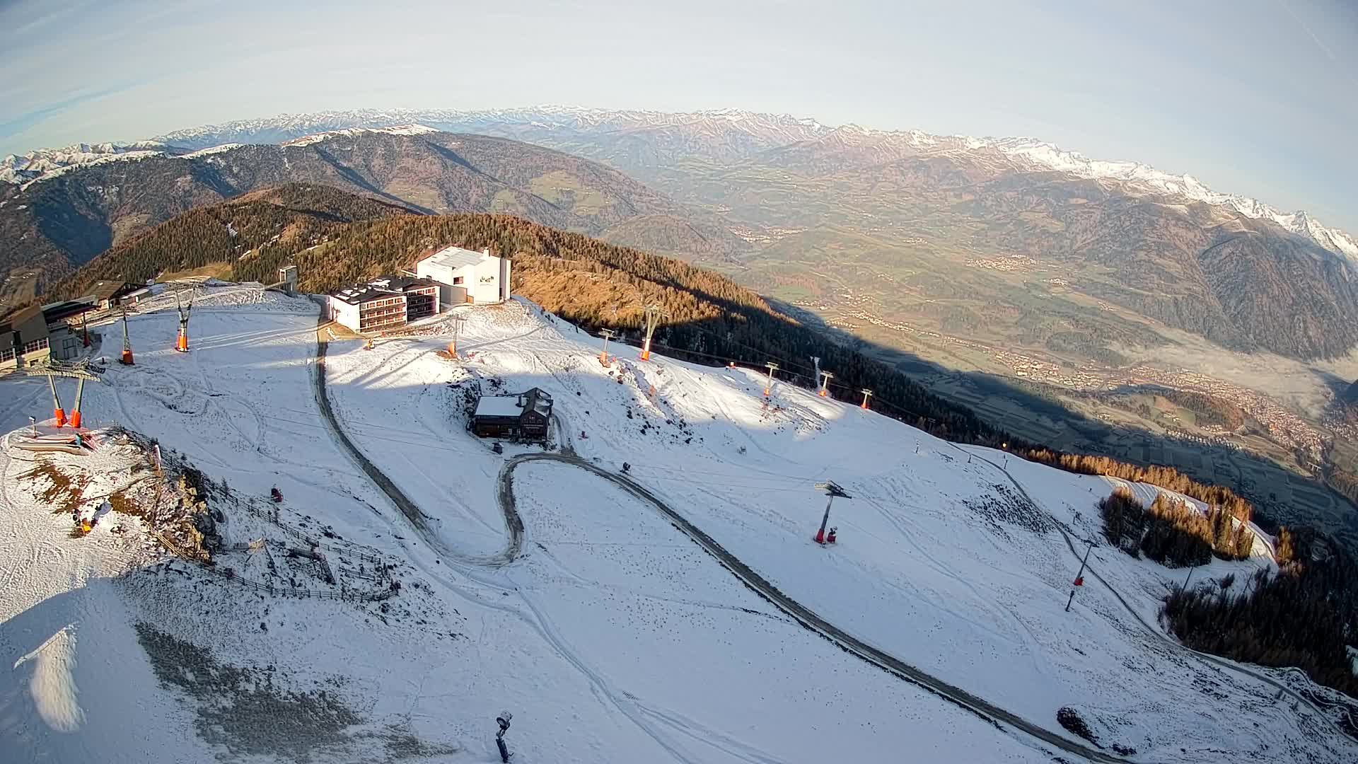 Smučišče Kronplatz – vrh | pogled na Bruneck