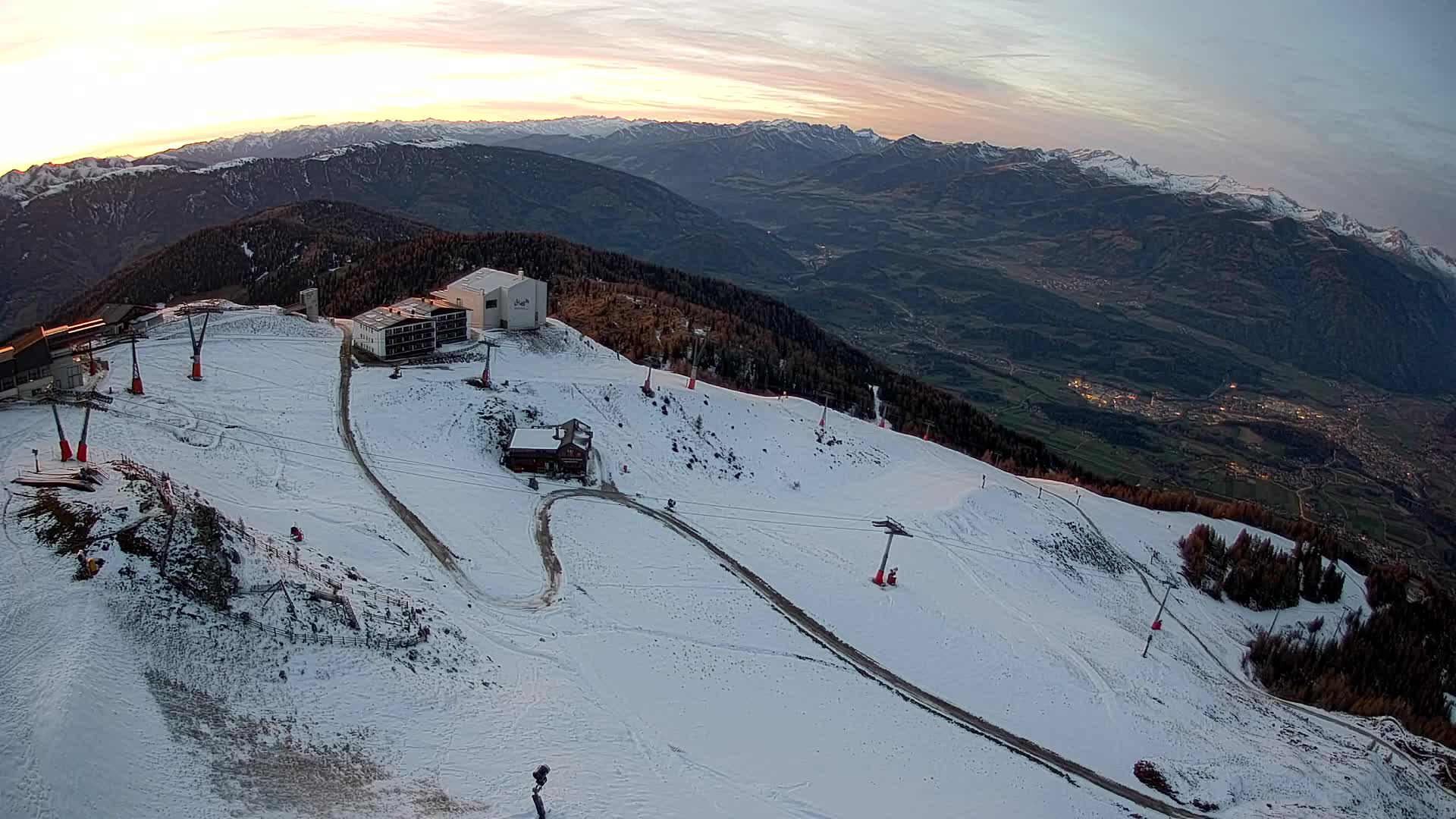 Smučišče Kronplatz – vrh | pogled na Bruneck