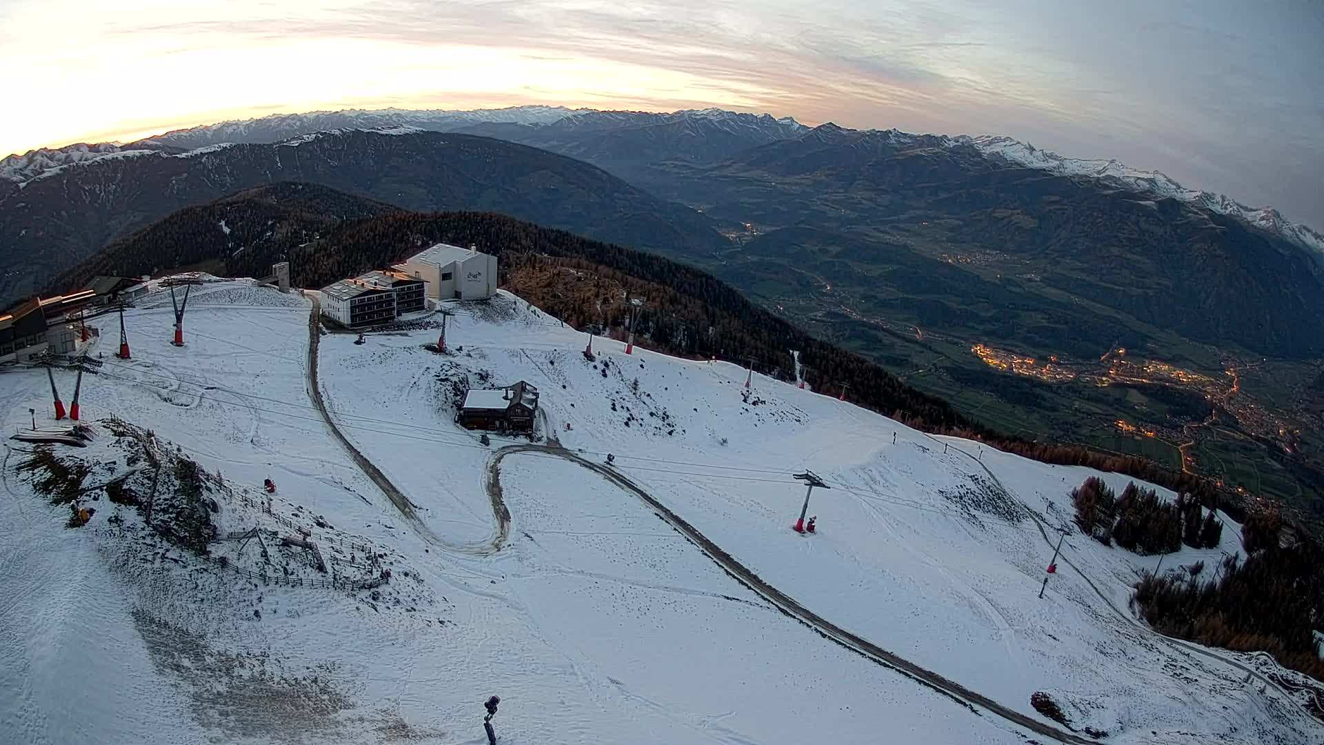 Smučišče Kronplatz – vrh | pogled na Bruneck