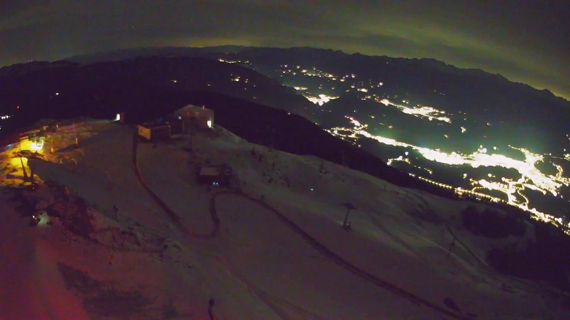 Skigebiet Kronplatz Gipfel | Blick auf Bruneck