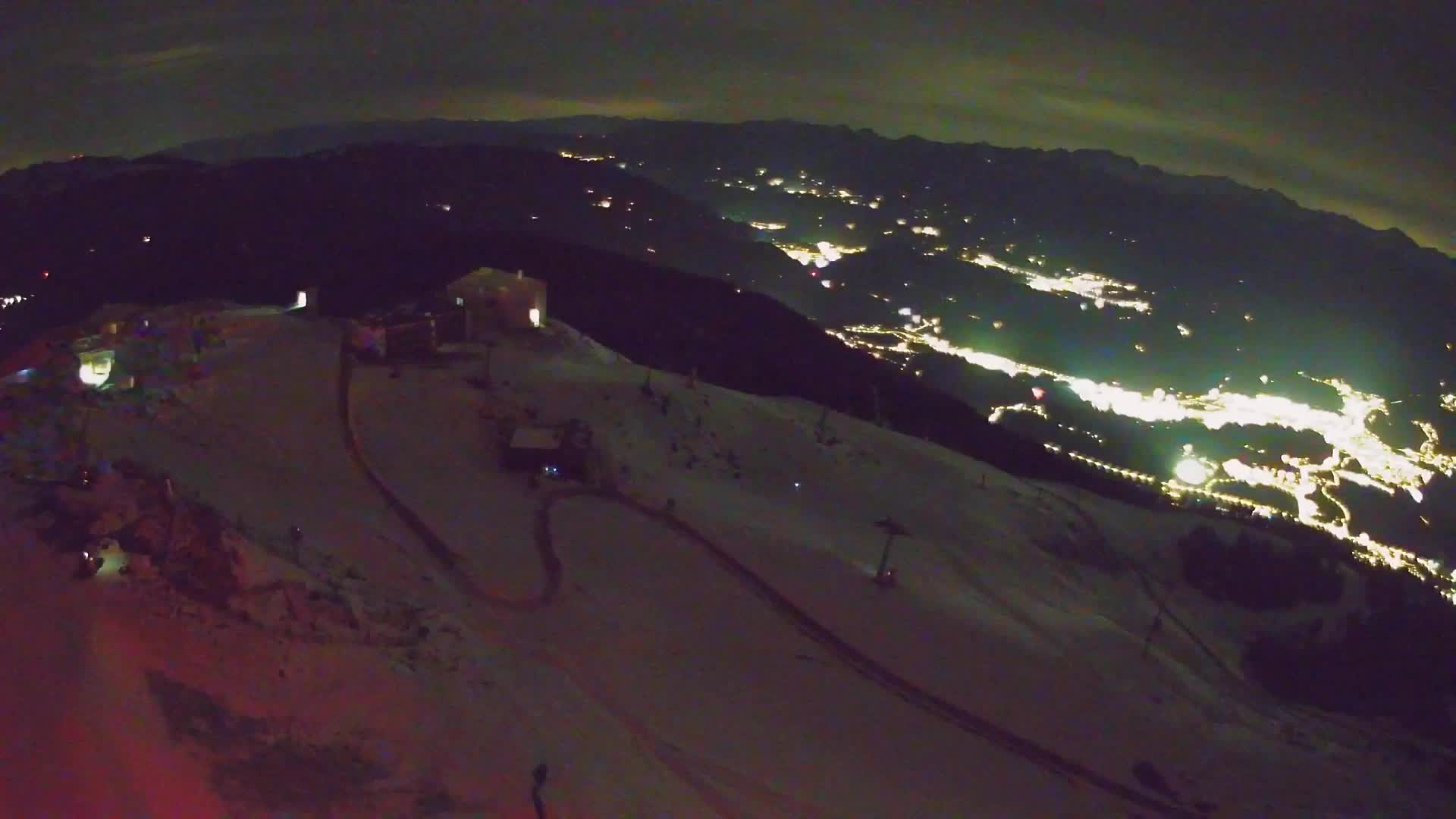 Kronplatz peak Ski resort | view to Bruneck