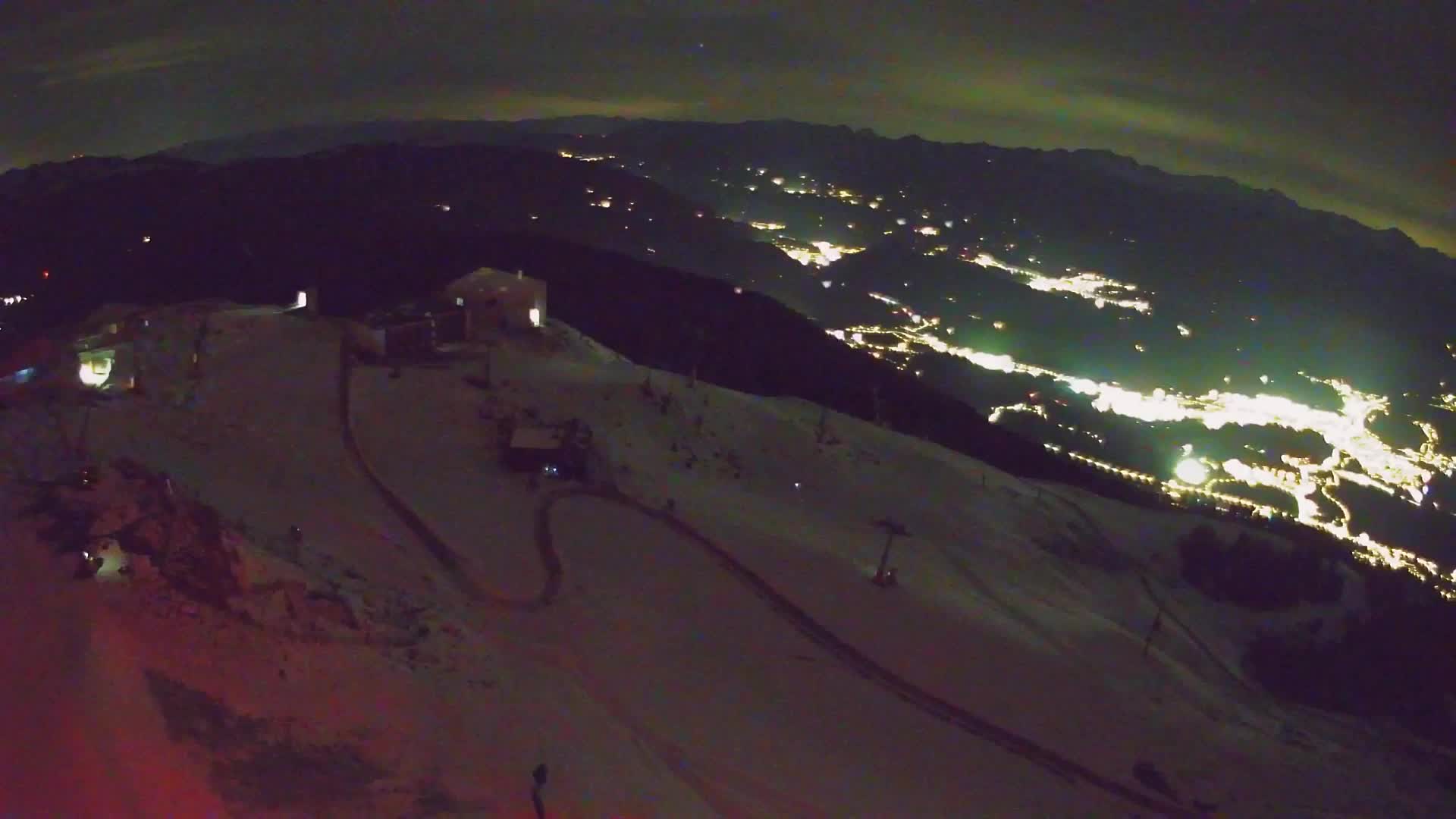 Skigebiet Kronplatz Gipfel | Blick auf Bruneck