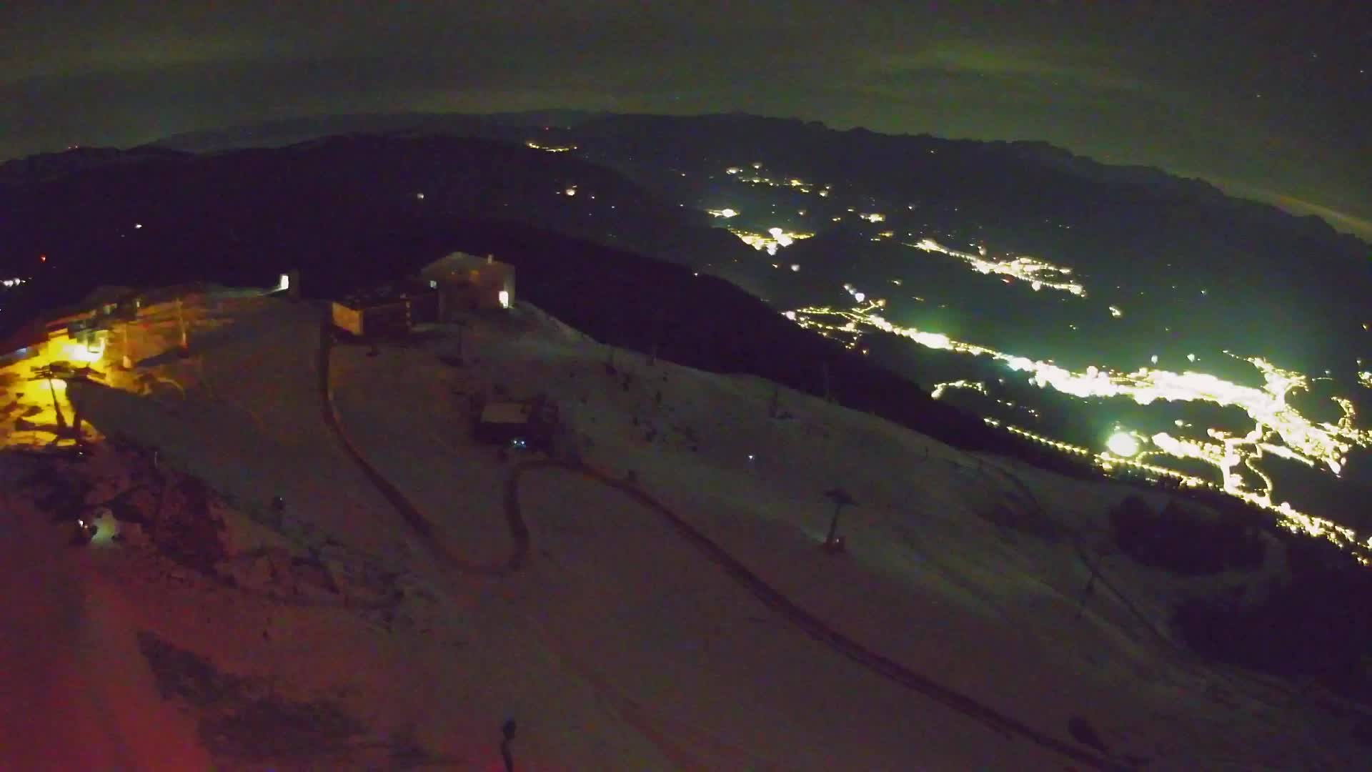 Skigebiet Kronplatz Gipfel | Blick auf Bruneck