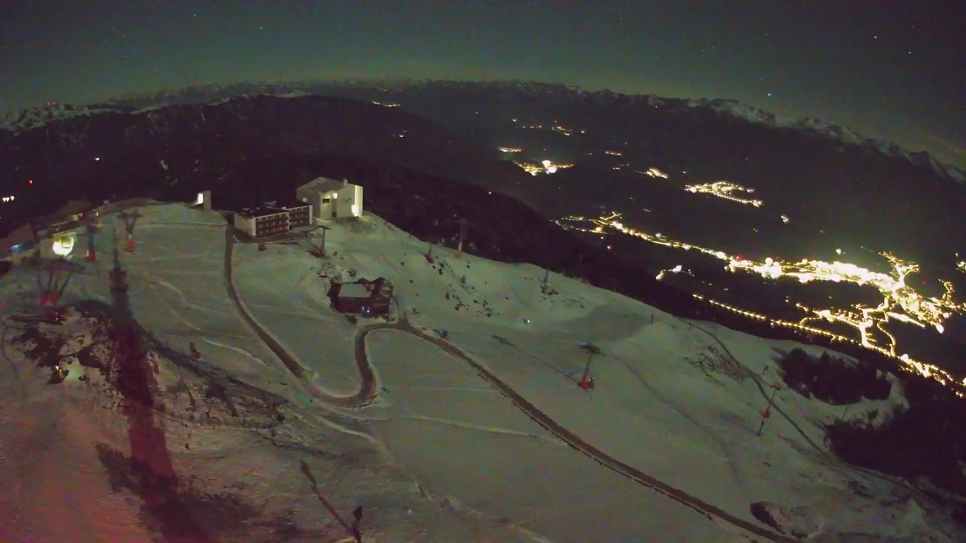 Kronplatz peak Ski resort | view to Bruneck