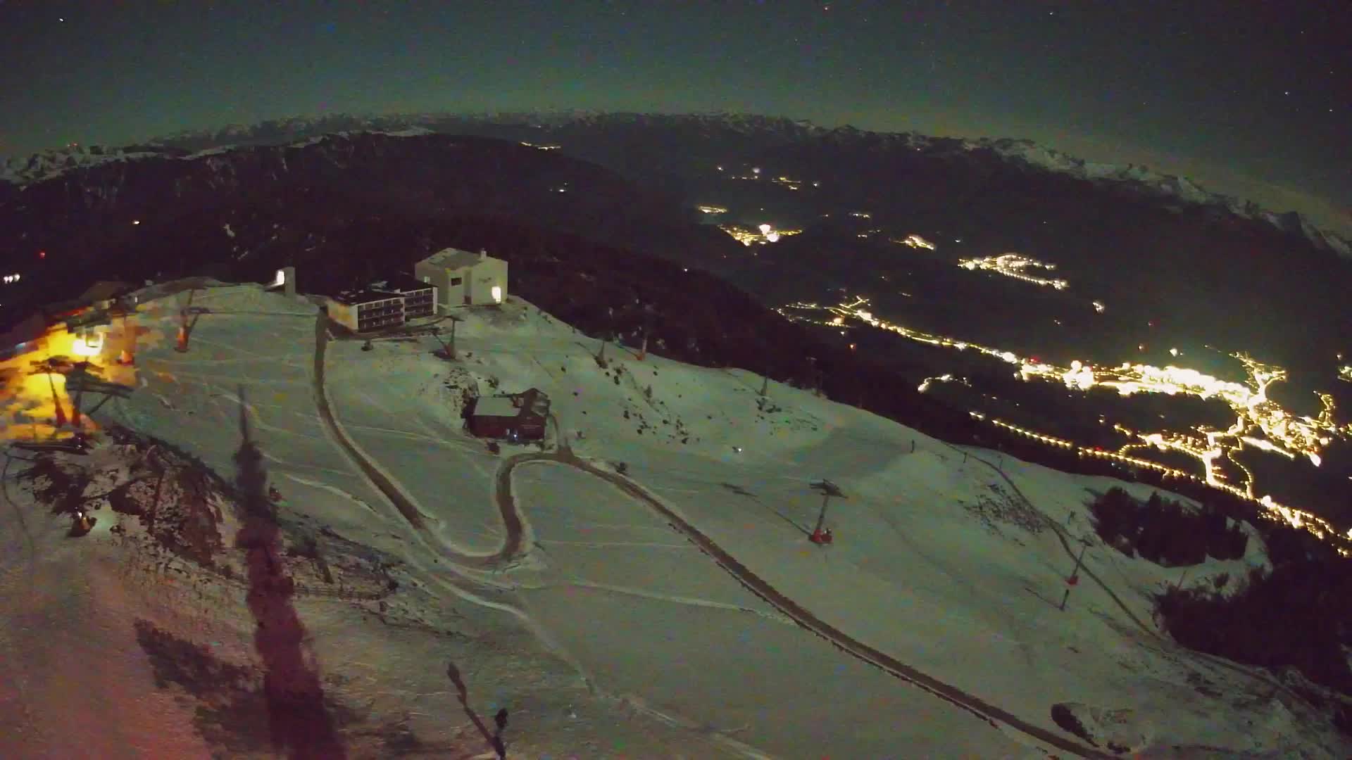 Kronplatz peak Ski resort | view to Bruneck