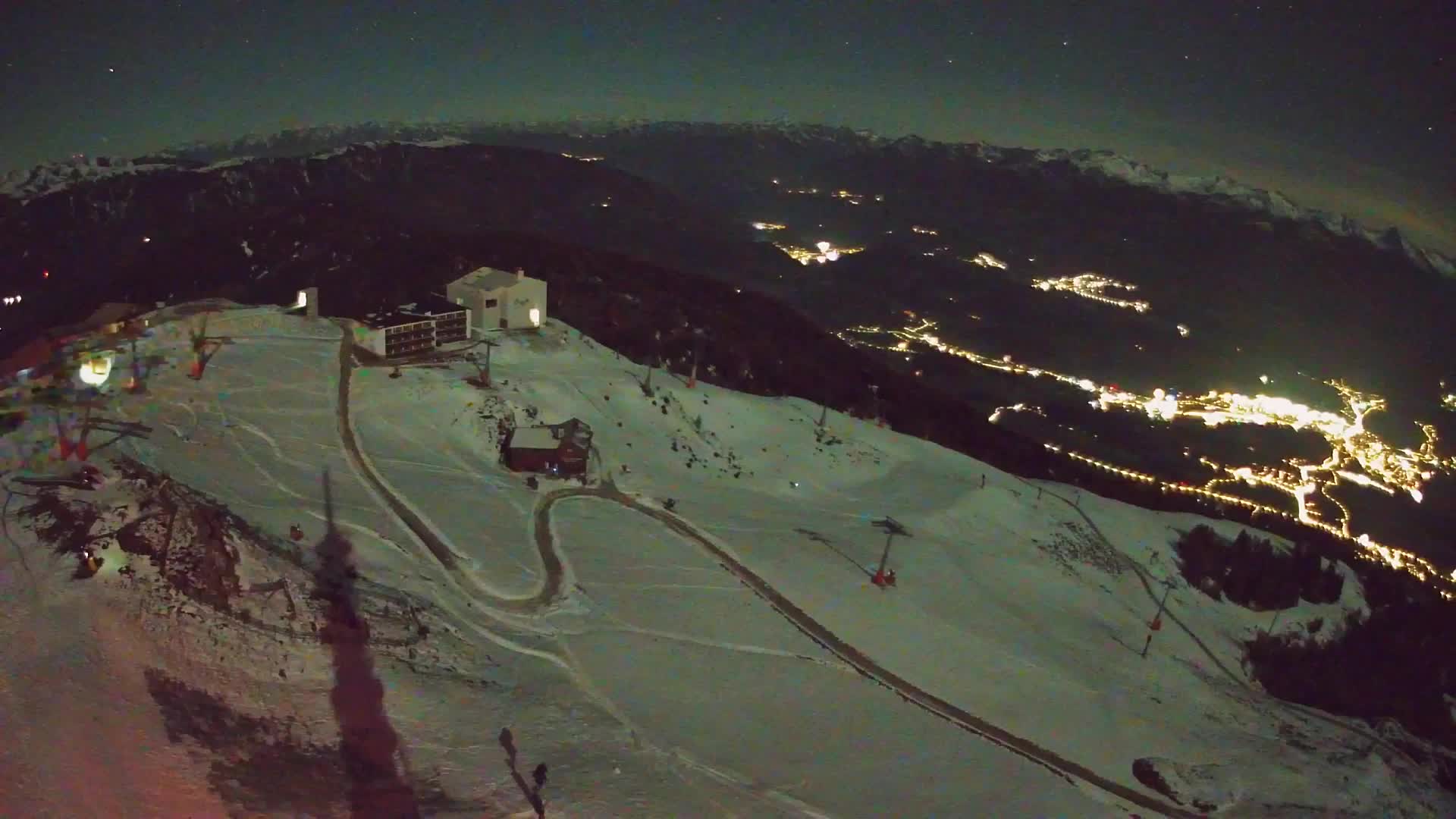 Kronplatz peak Ski resort | view to Bruneck