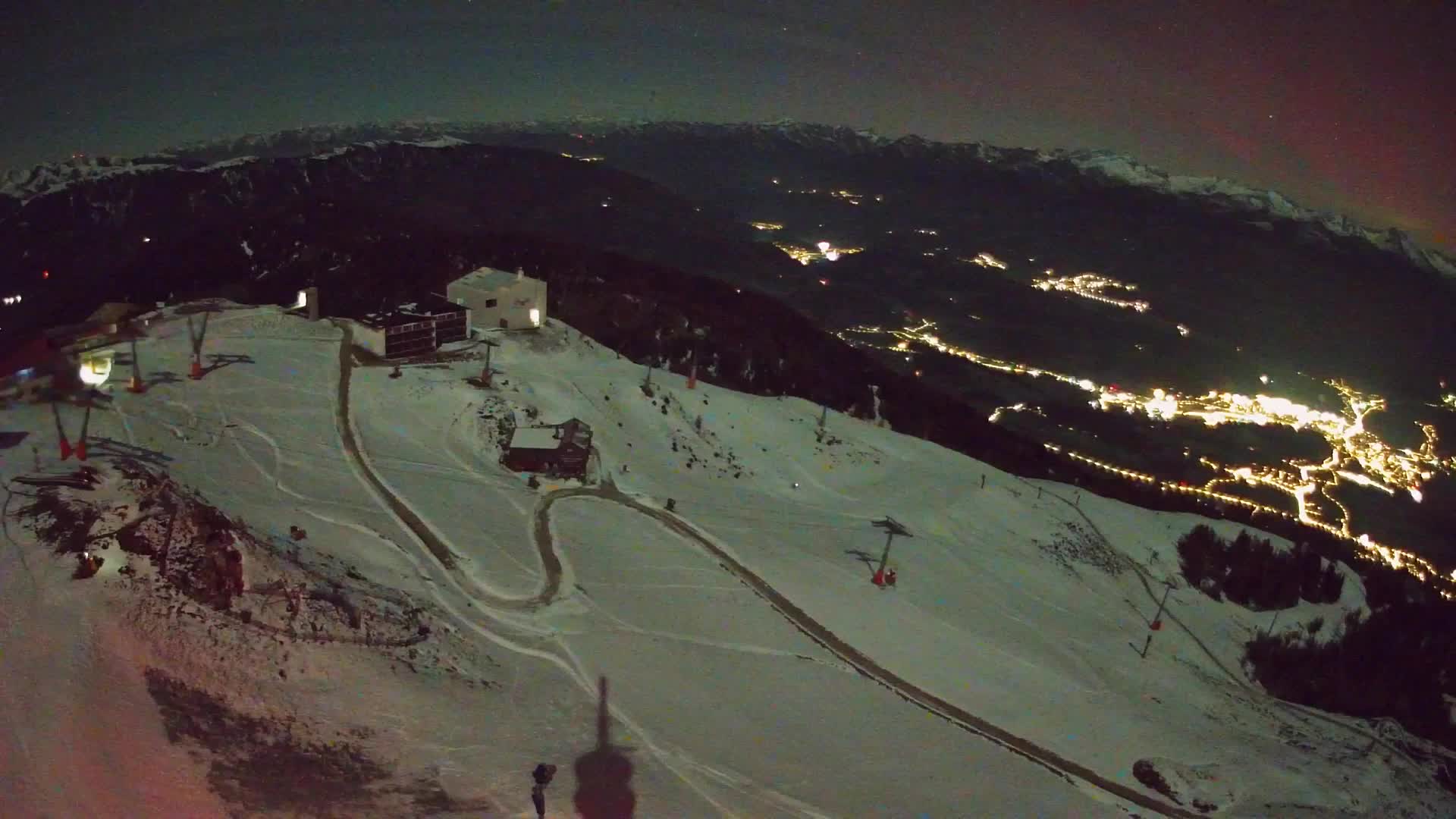 Kronplatz peak Ski resort | view to Bruneck
