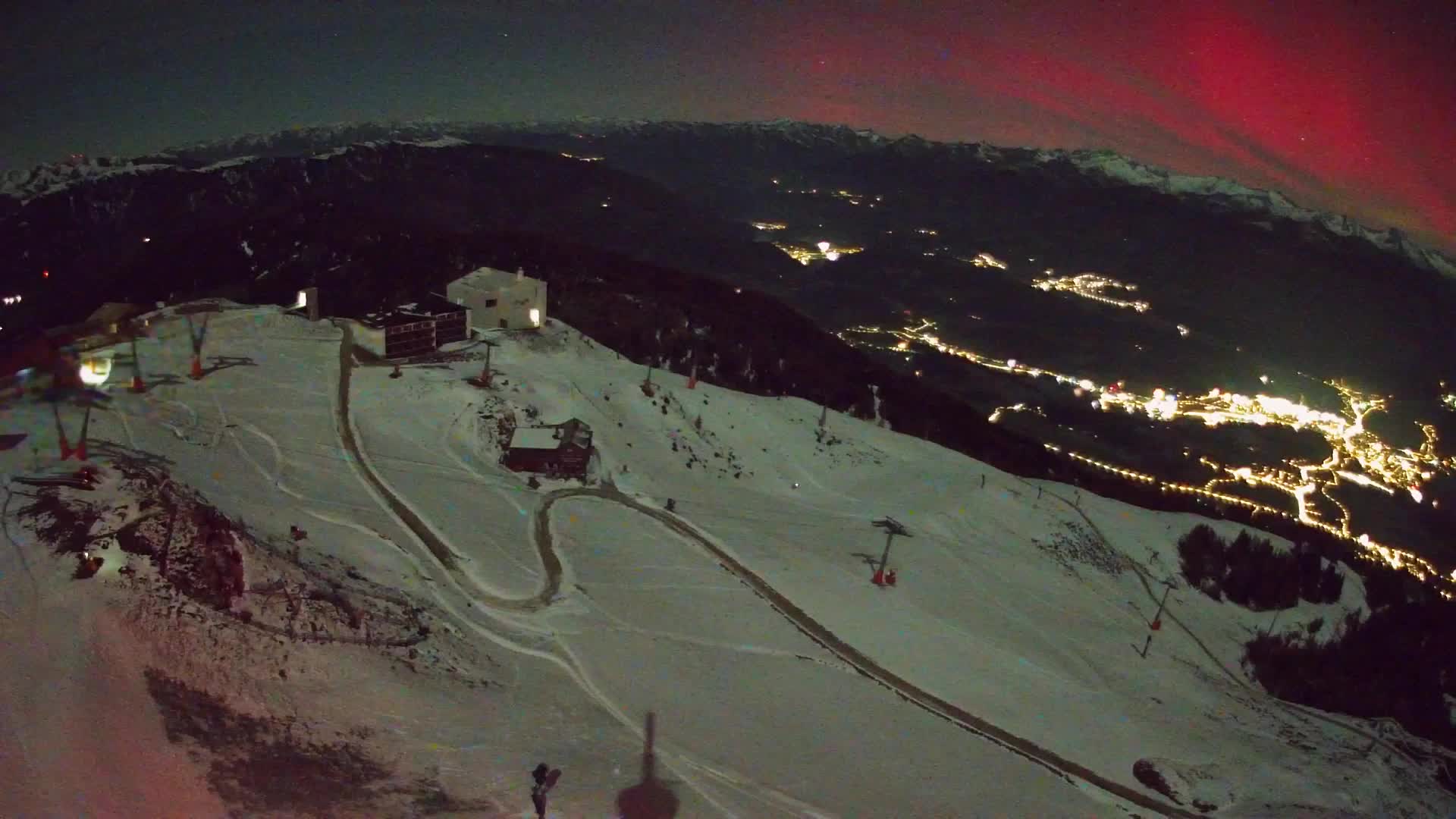 Stazione sciistica di Plan de Corones | vista su Brunico