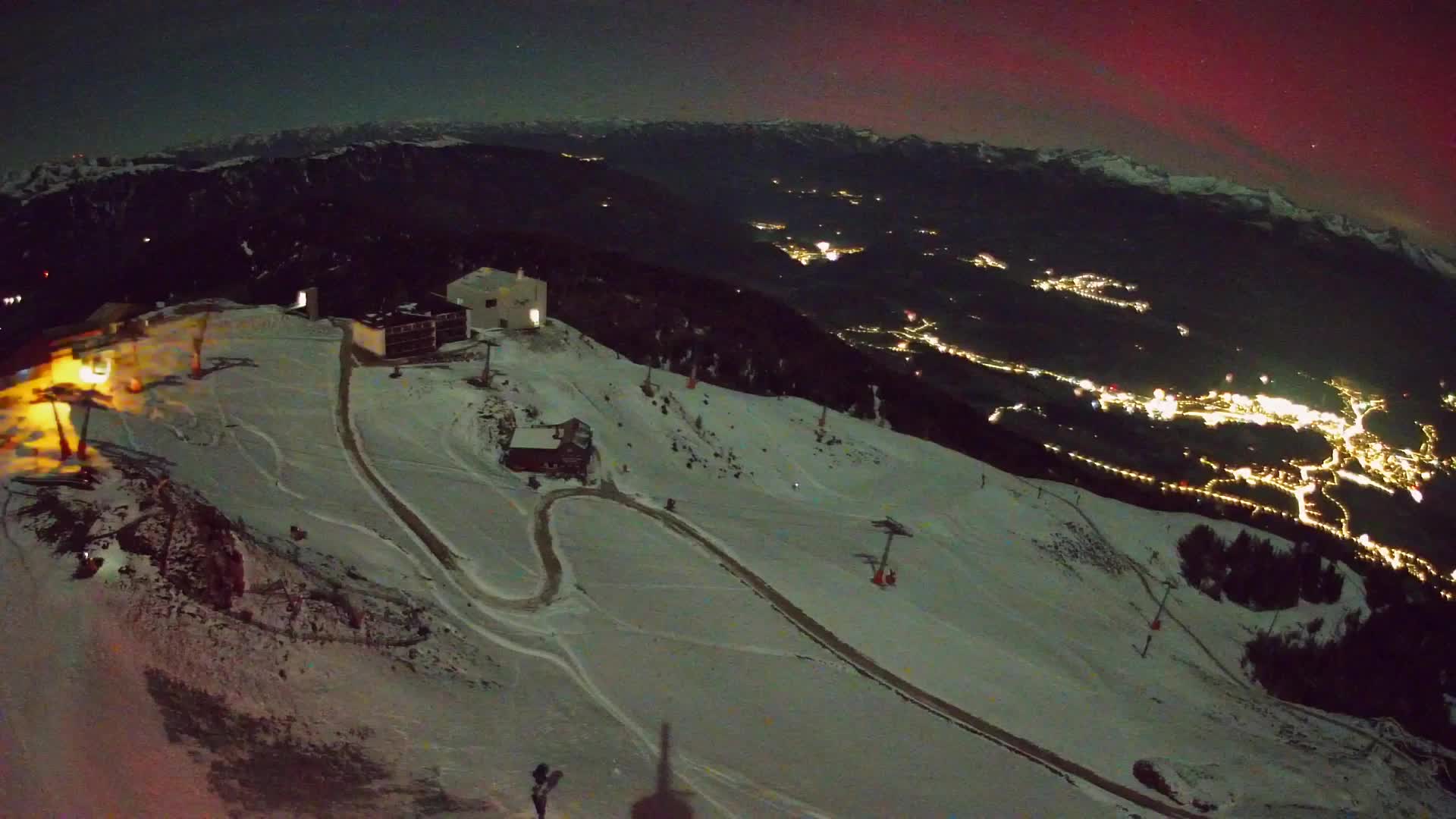 Kronplatz peak Ski resort | view to Bruneck