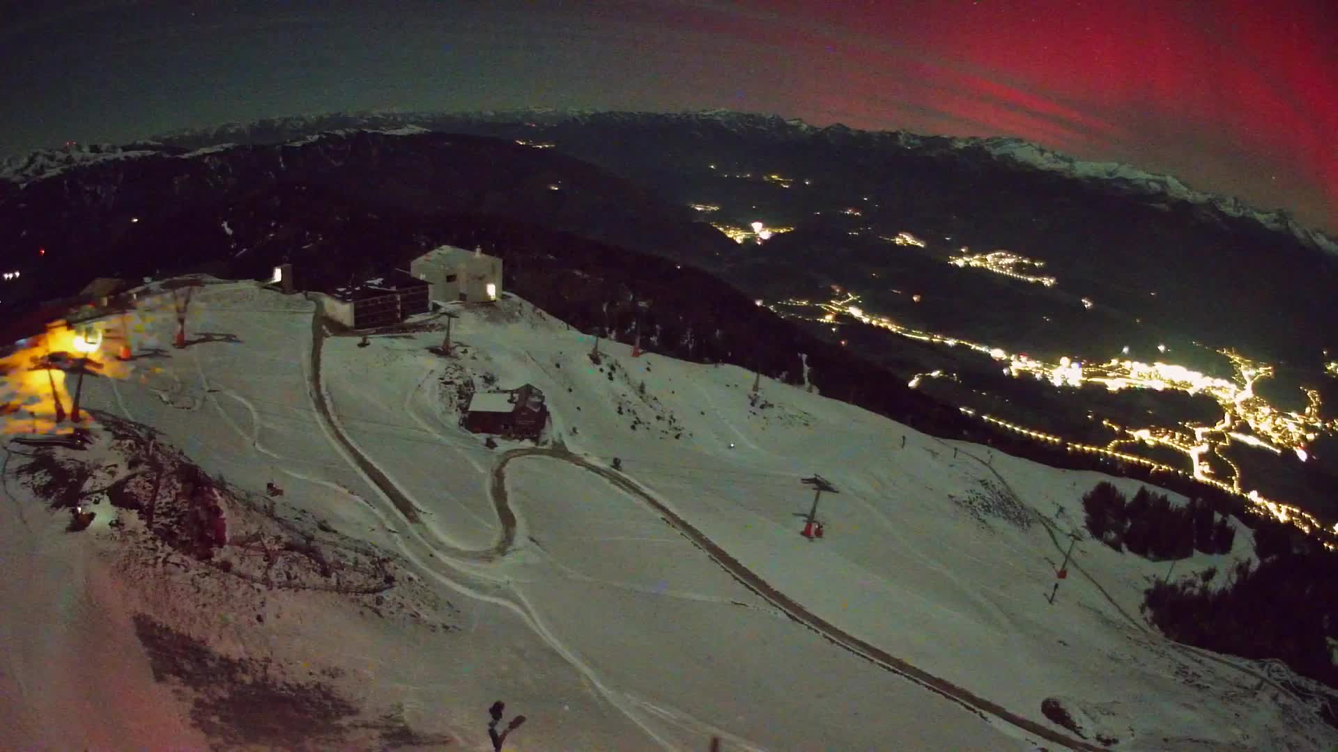 Kronplatz peak Ski resort | view to Bruneck
