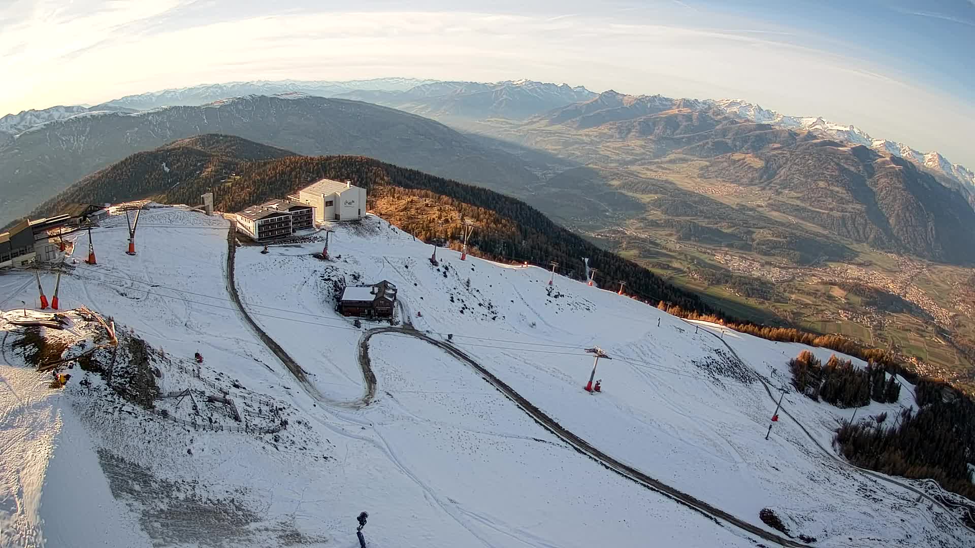 Smučišče Kronplatz – vrh | pogled na Bruneck
