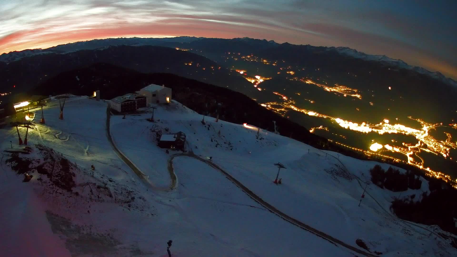 Stazione sciistica di Plan de Corones | vista su Brunico