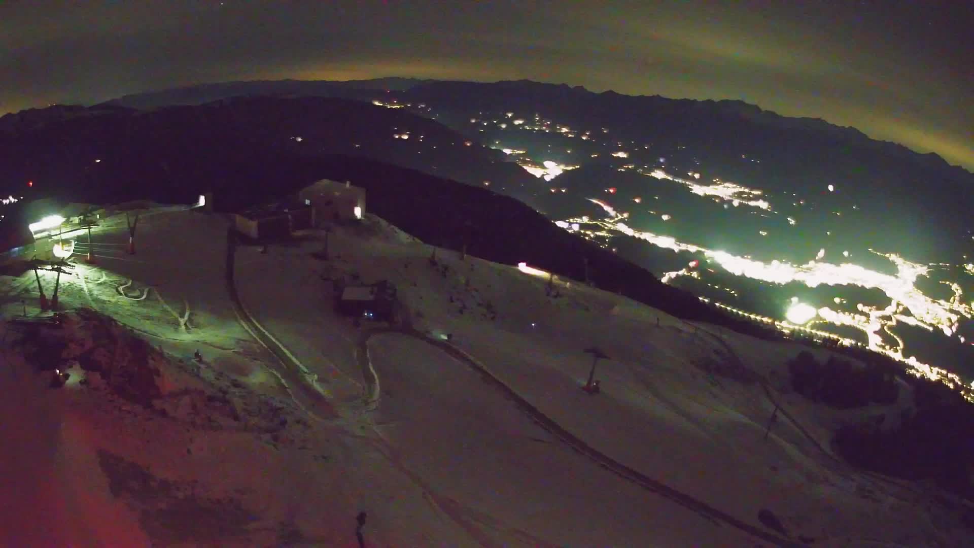 Kronplatz peak Ski resort | view to Bruneck