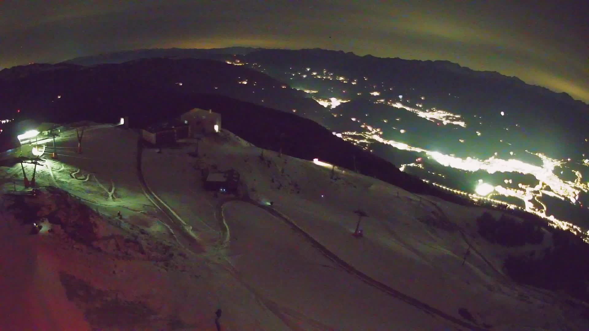 Kronplatz peak Ski resort | view to Bruneck
