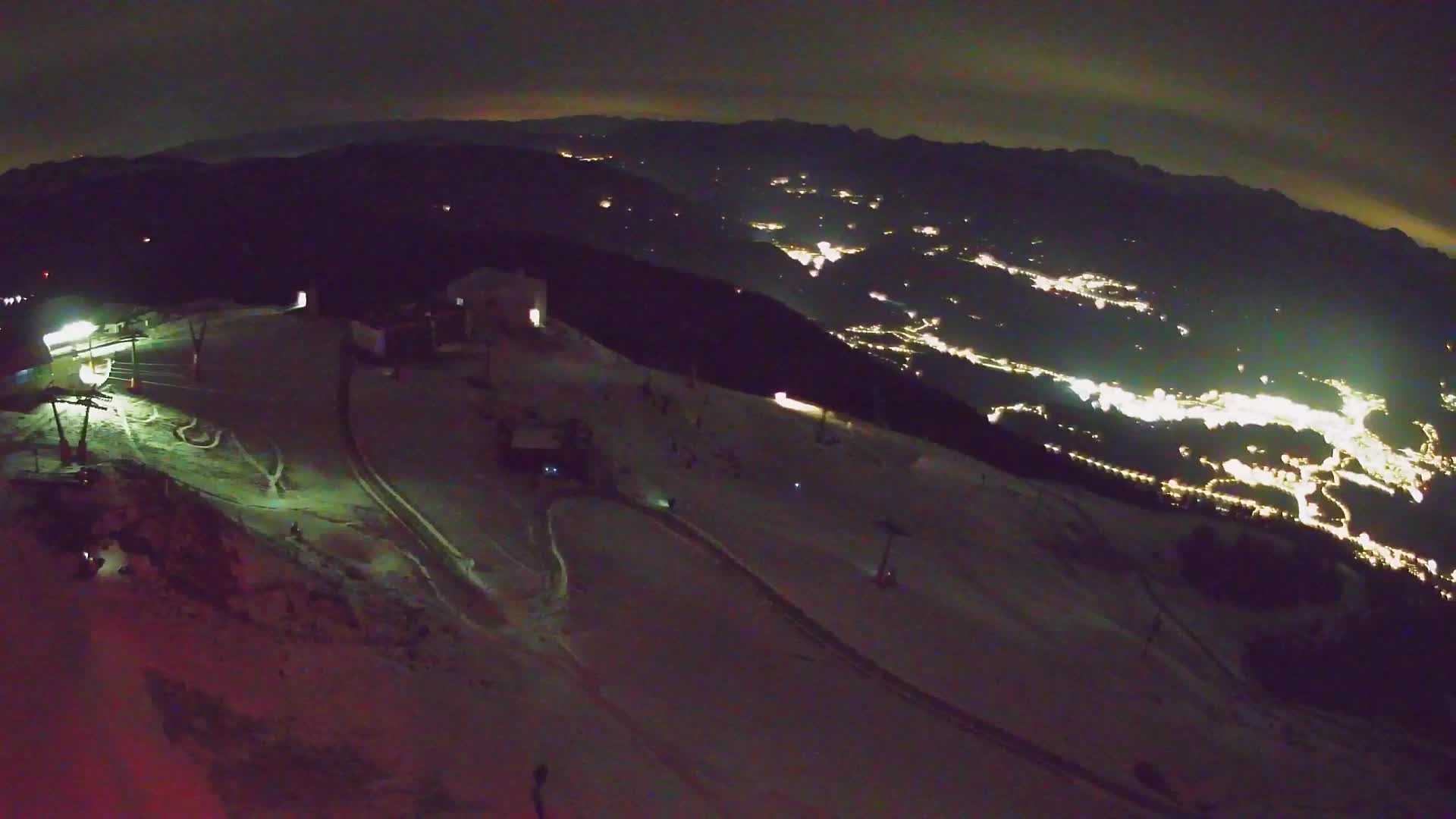Kronplatz peak Ski resort | view to Bruneck