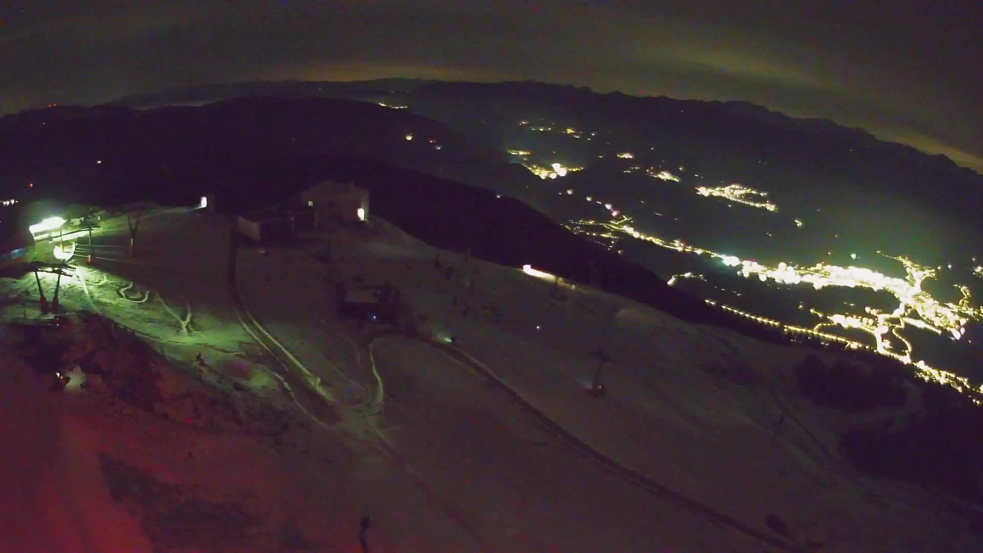 Station de ski Kronplatz sommet | vue sur Brunico