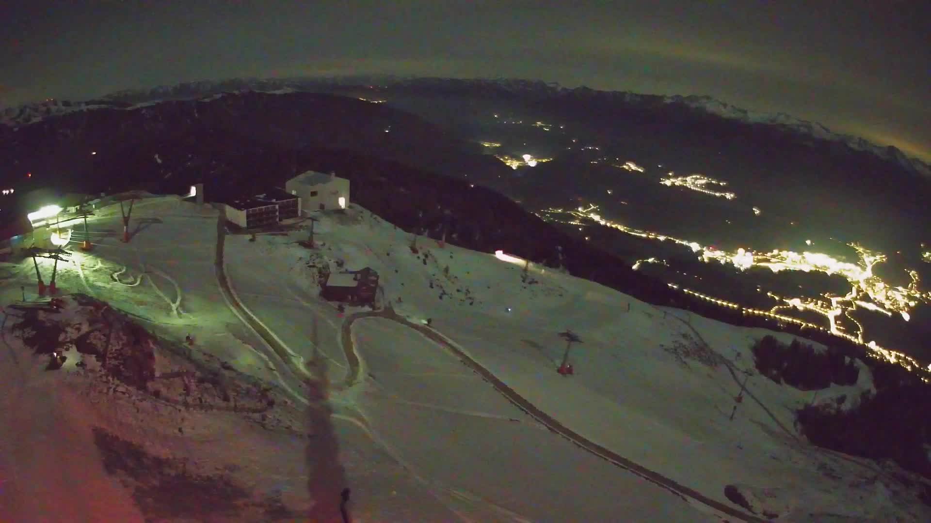 Skigebiet Kronplatz Gipfel | Blick auf Bruneck