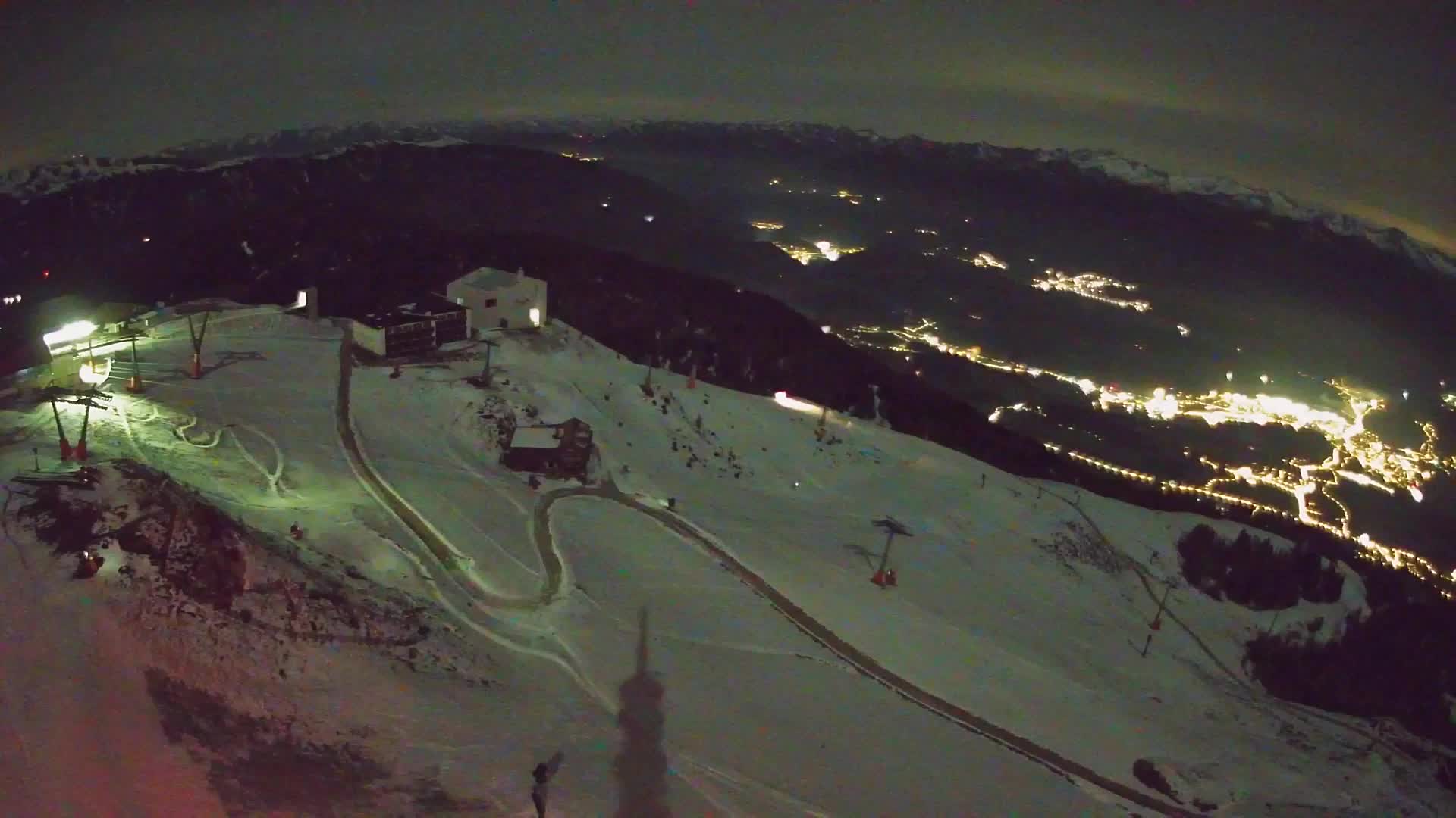Kronplatz peak Ski resort | view to Bruneck