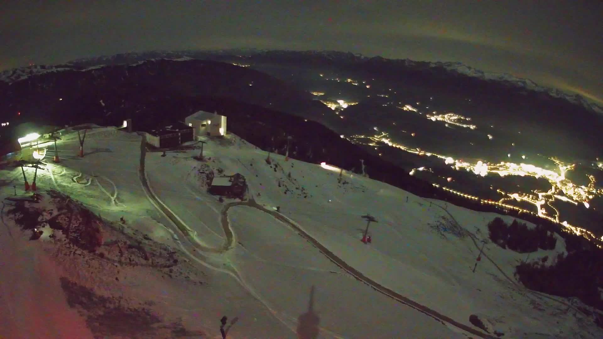 Kronplatz peak Ski resort | view to Bruneck