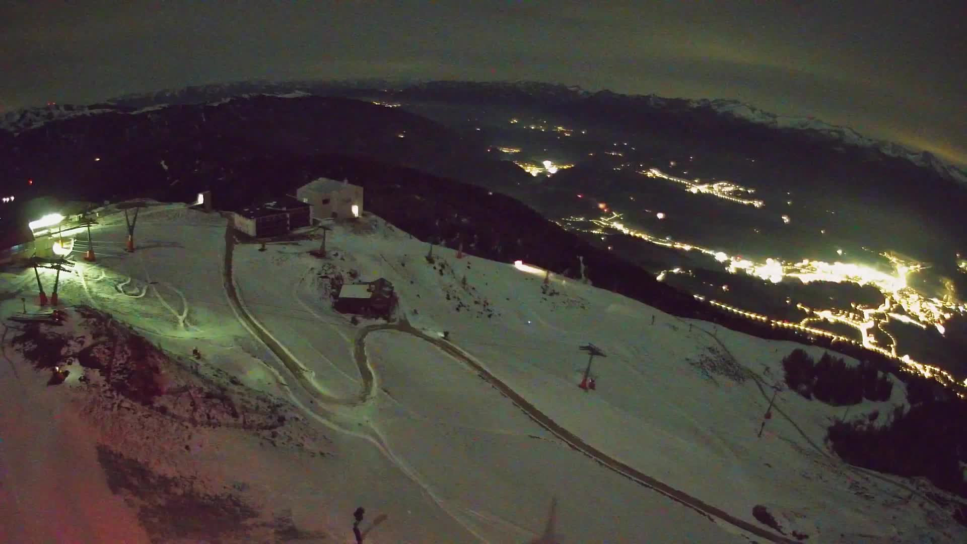 Kronplatz peak Ski resort | view to Bruneck