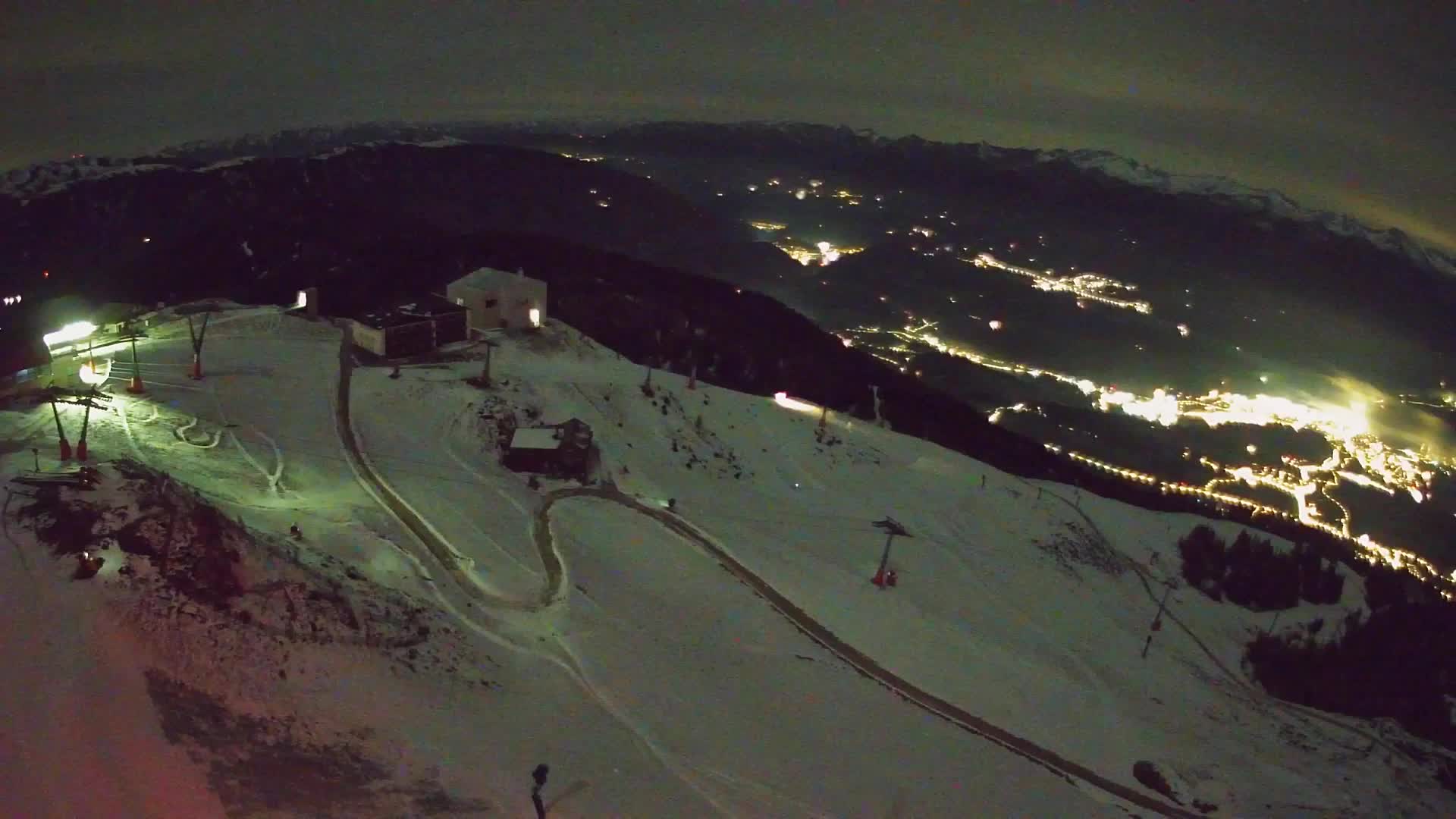 Kronplatz peak Ski resort | view to Bruneck