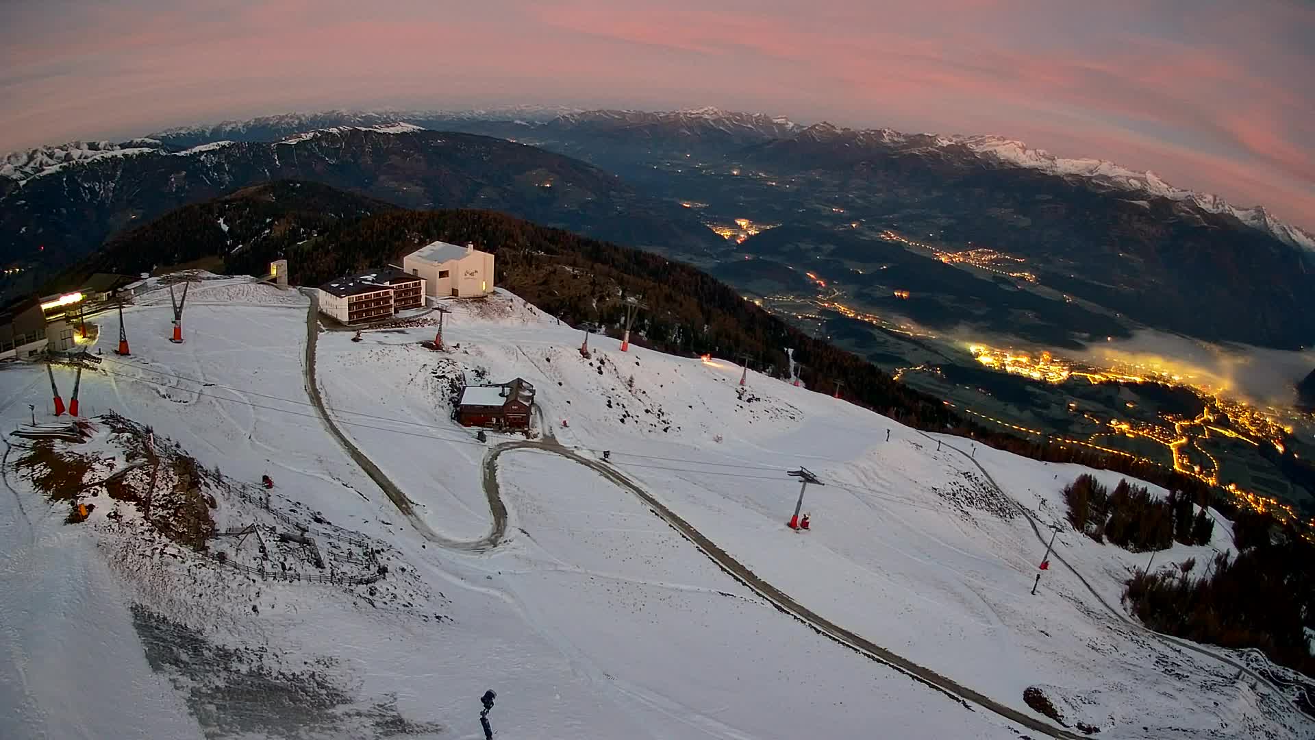 Smučišče Kronplatz – vrh | pogled na Bruneck