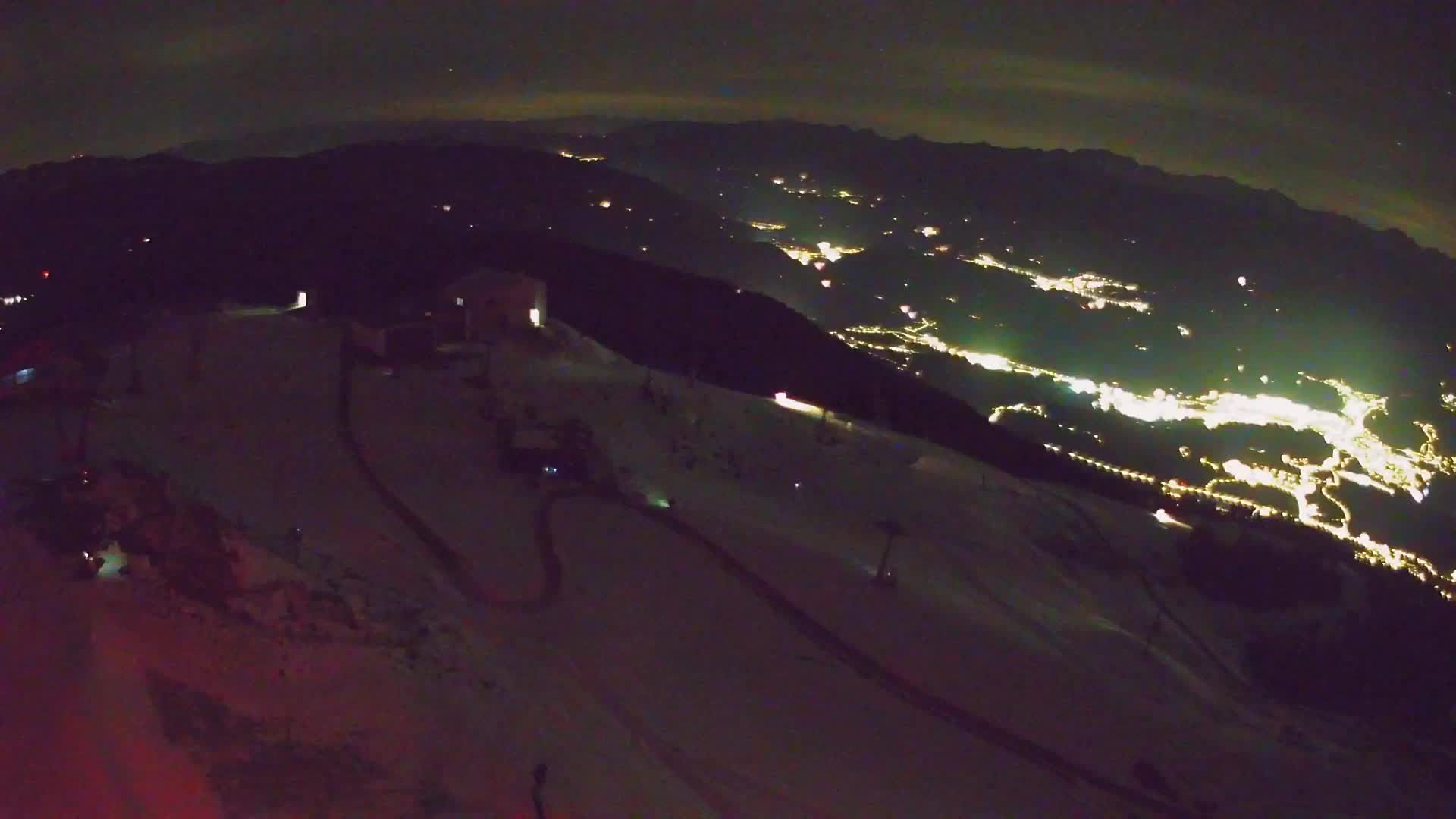 Kronplatz peak Ski resort | view to Bruneck