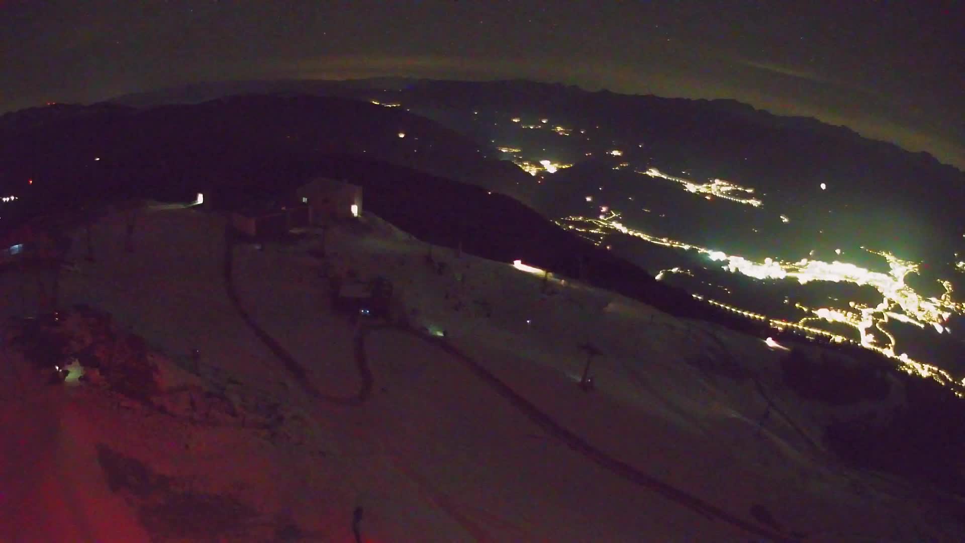 Kronplatz peak Ski resort | view to Bruneck